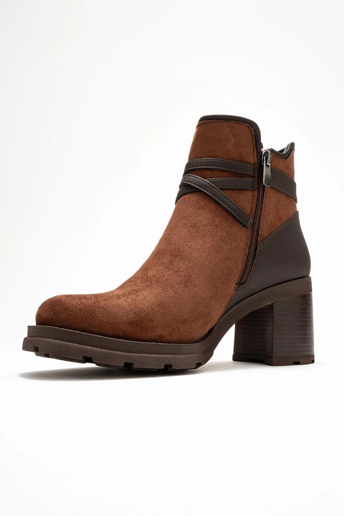 Prologue Shoes Womens Wern Block Heel Ankle Boot