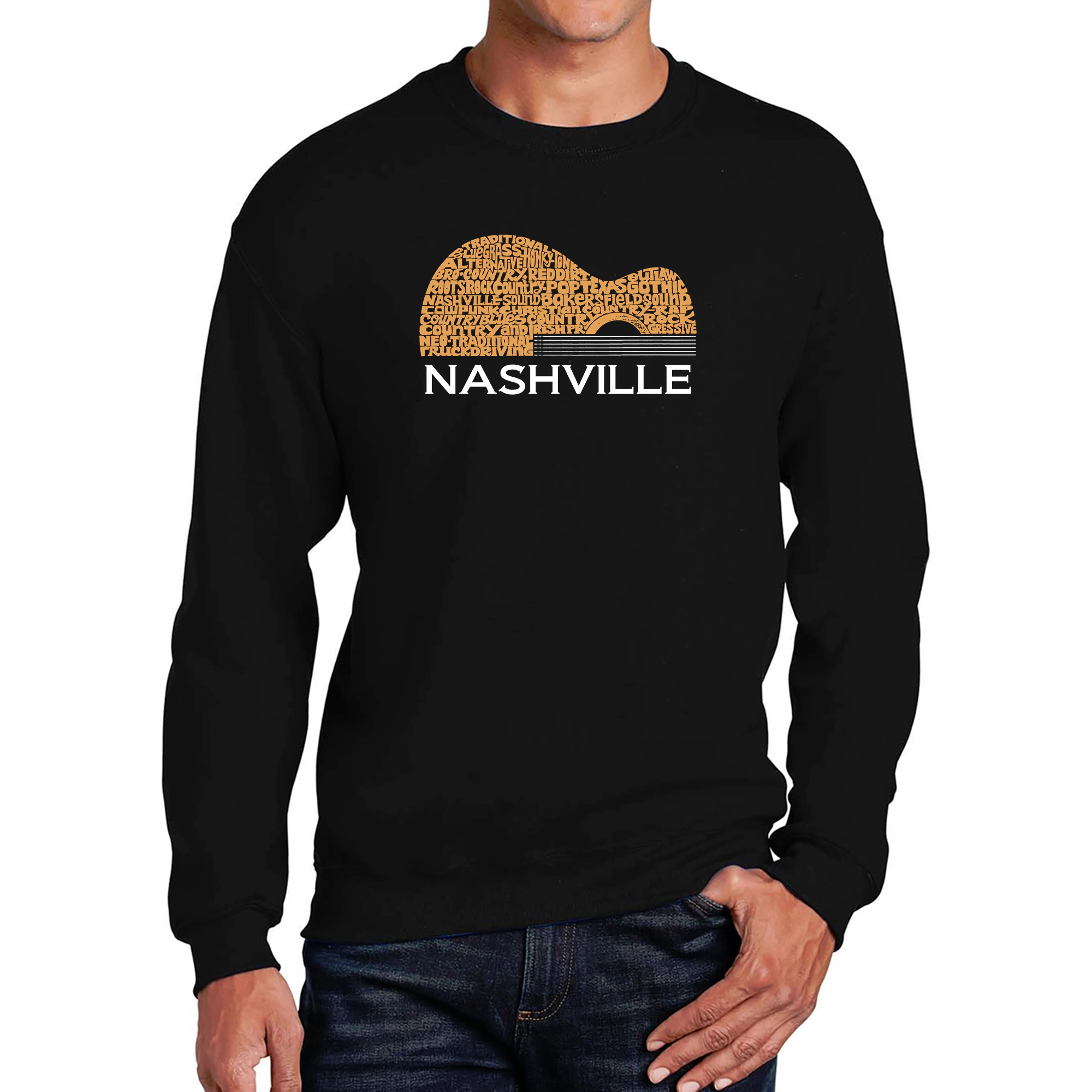LA Pop Art John 3:16 - Men's Word Crewneck Sweatshirt