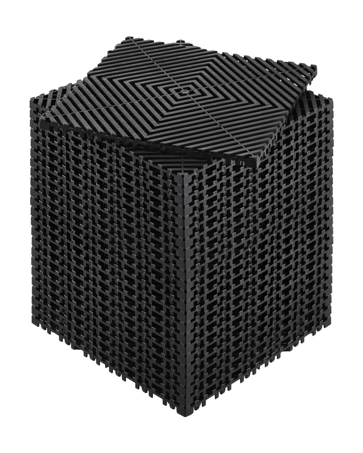 HONGGE Interlocking Drainage Mat Modular Interlocking Cushion Splicing Drainage Mats Non-Slip PP Drainage Floor Tile
