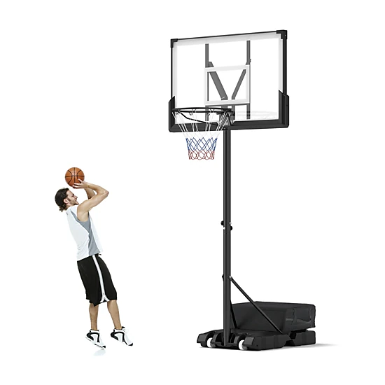 SUGIFT 4.1-ft to 10-ft Adjustable 45-in PC Backboard Portable ...