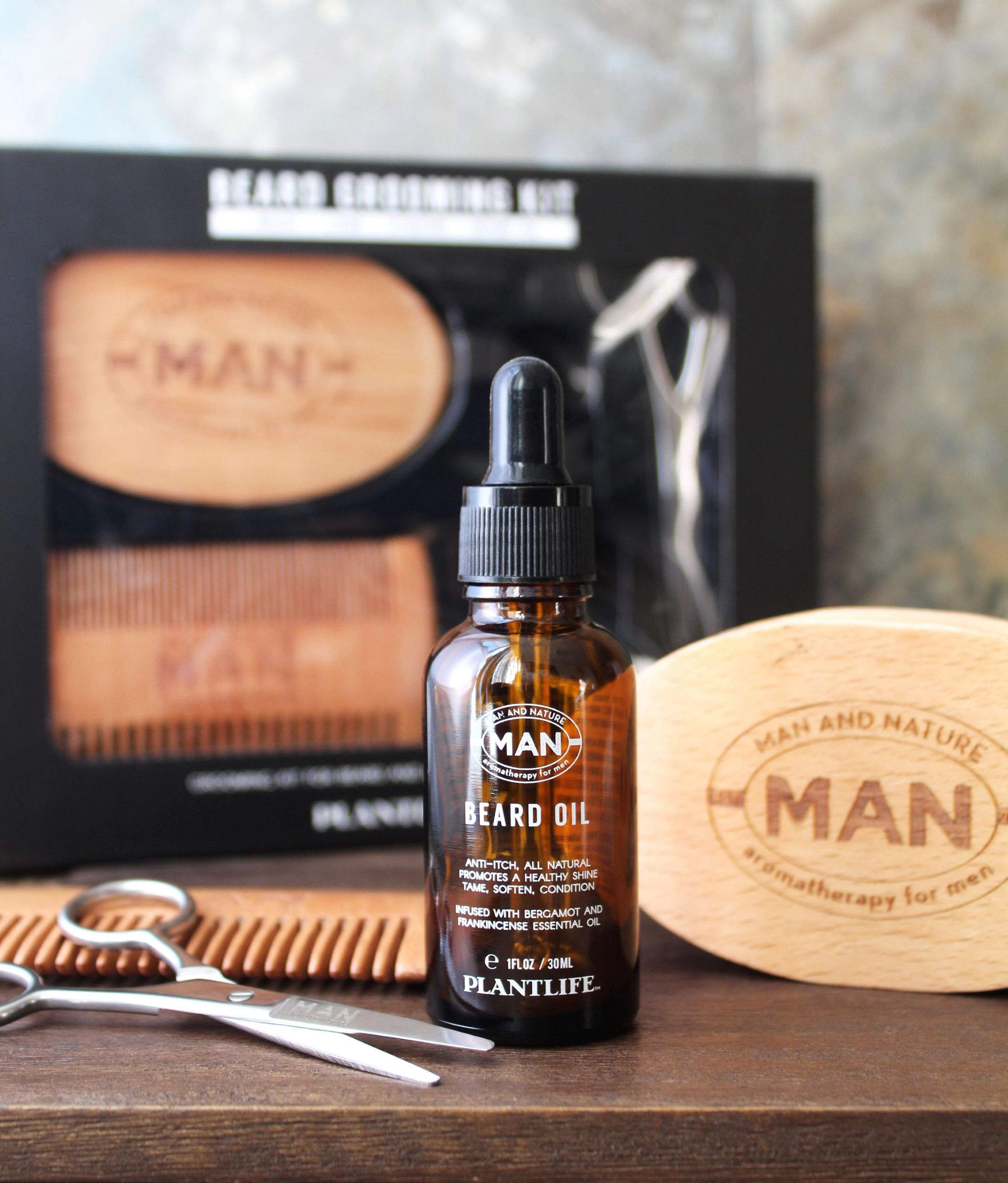 Plantlife Men's Beard Grooming Kit