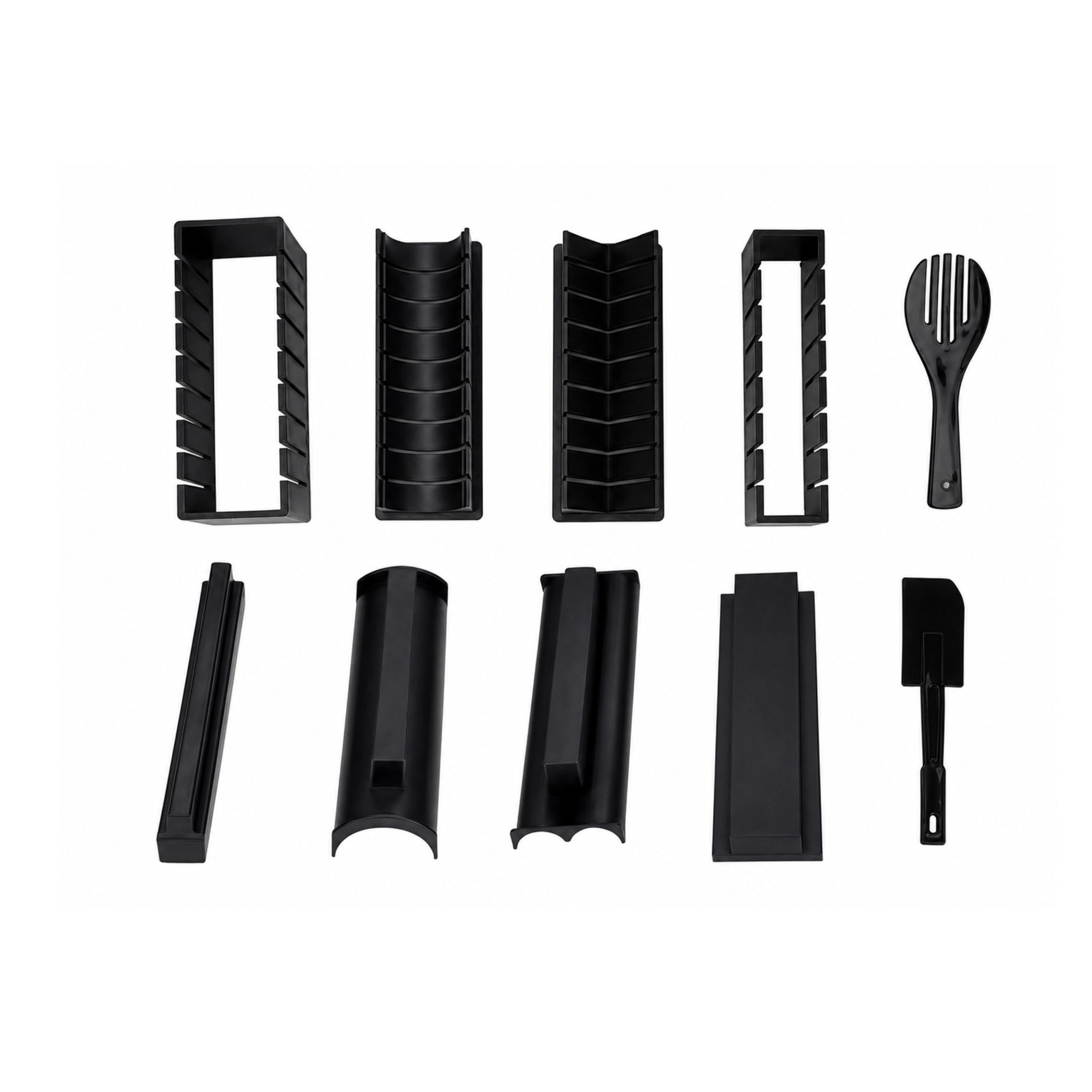 Stock Preferred Pack of 10 Sushi Maker Kit with Rice Roll Mold Press and Sushi Shapes