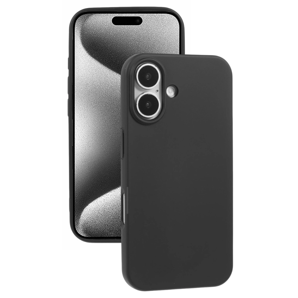 Qixxronics Mobile Phone Cover for iPhone 16 Plus Silicone Case Shock-Absorbent Protective Phone Cover