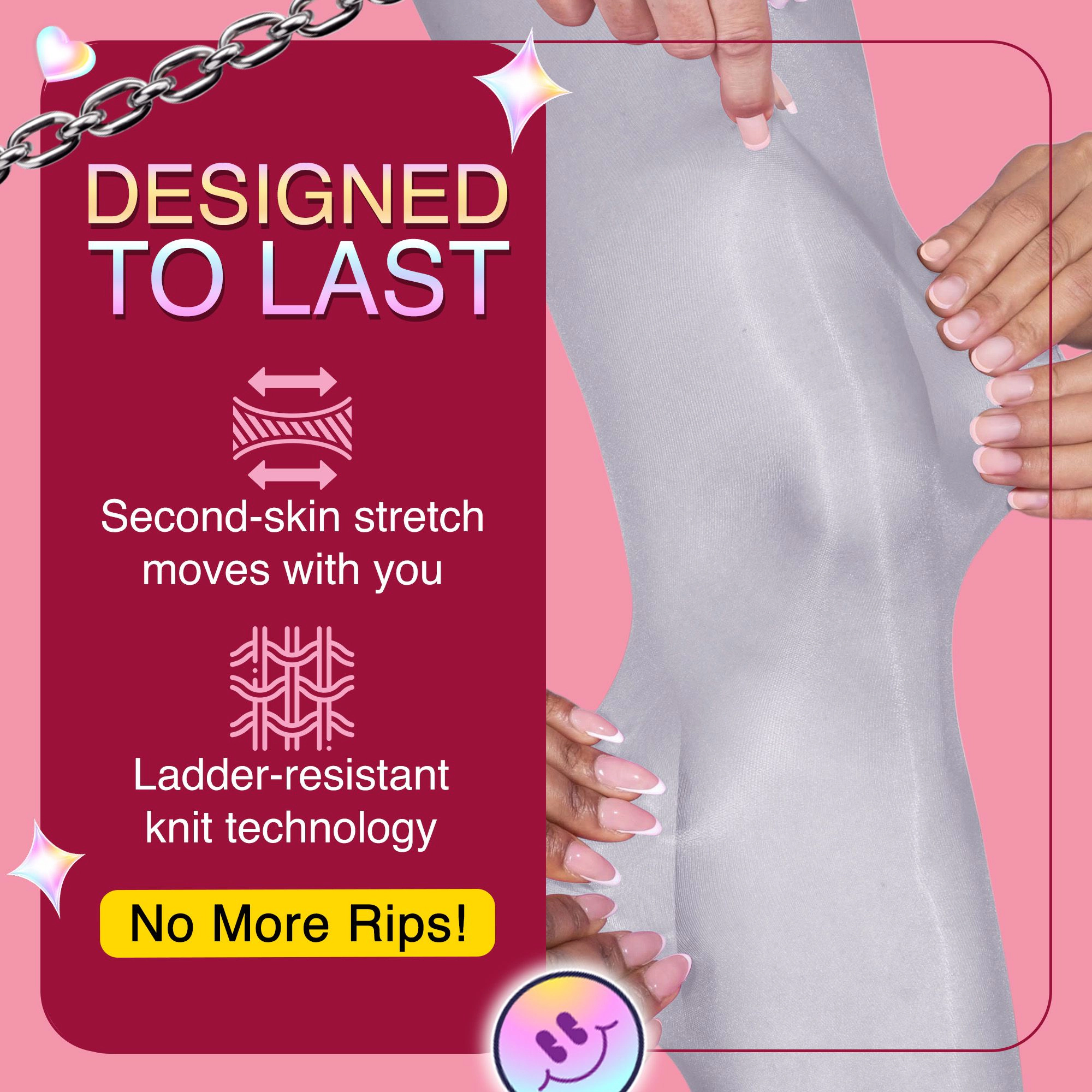 LECHERY Women's Stirrup Thigh High Stockings, Lustrous Silky Shiny Stockings Leg Warmers Hold Up Hosiery