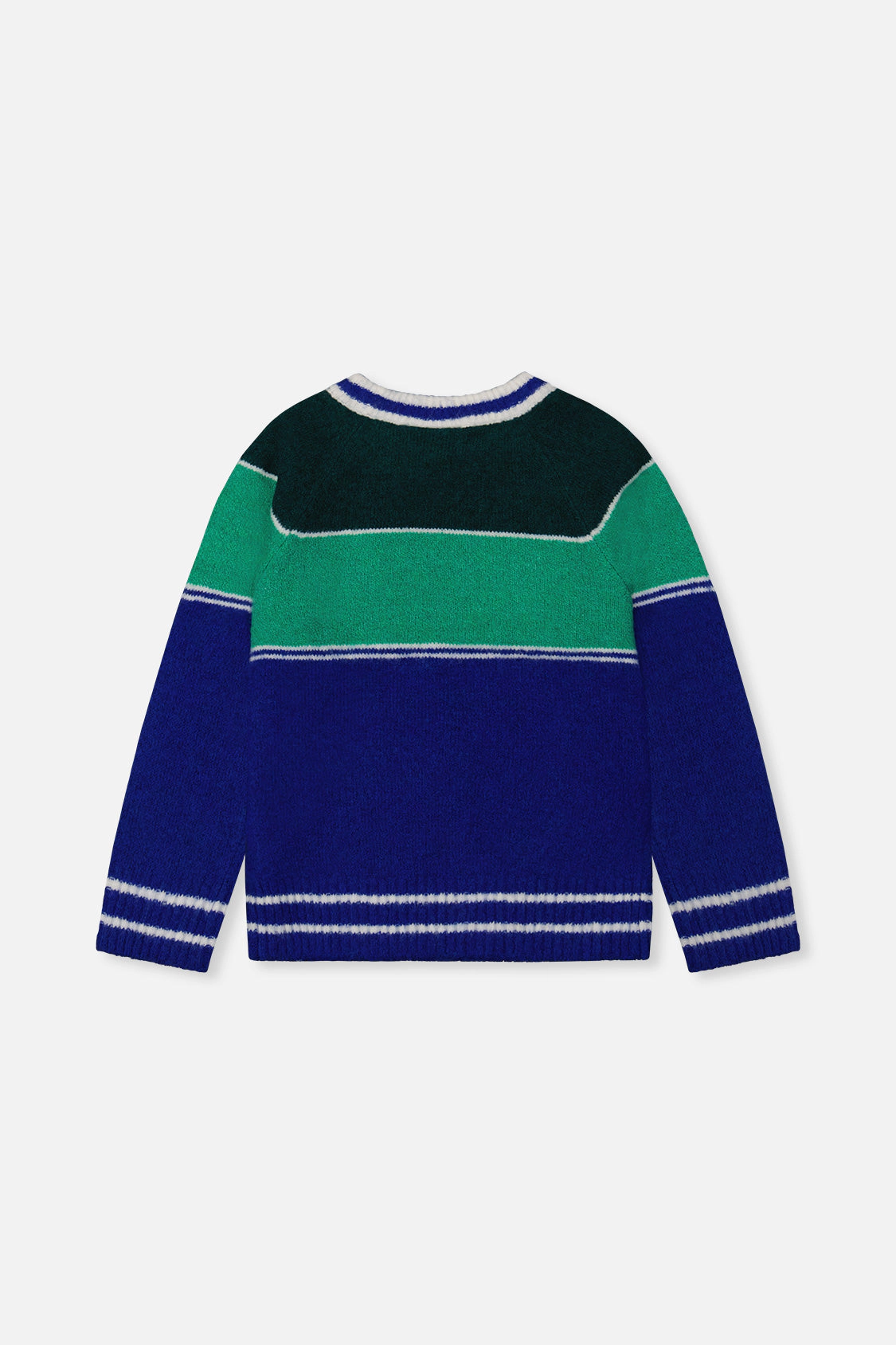 Deux par Boys Color-Block Sweater with Ski Jacquard