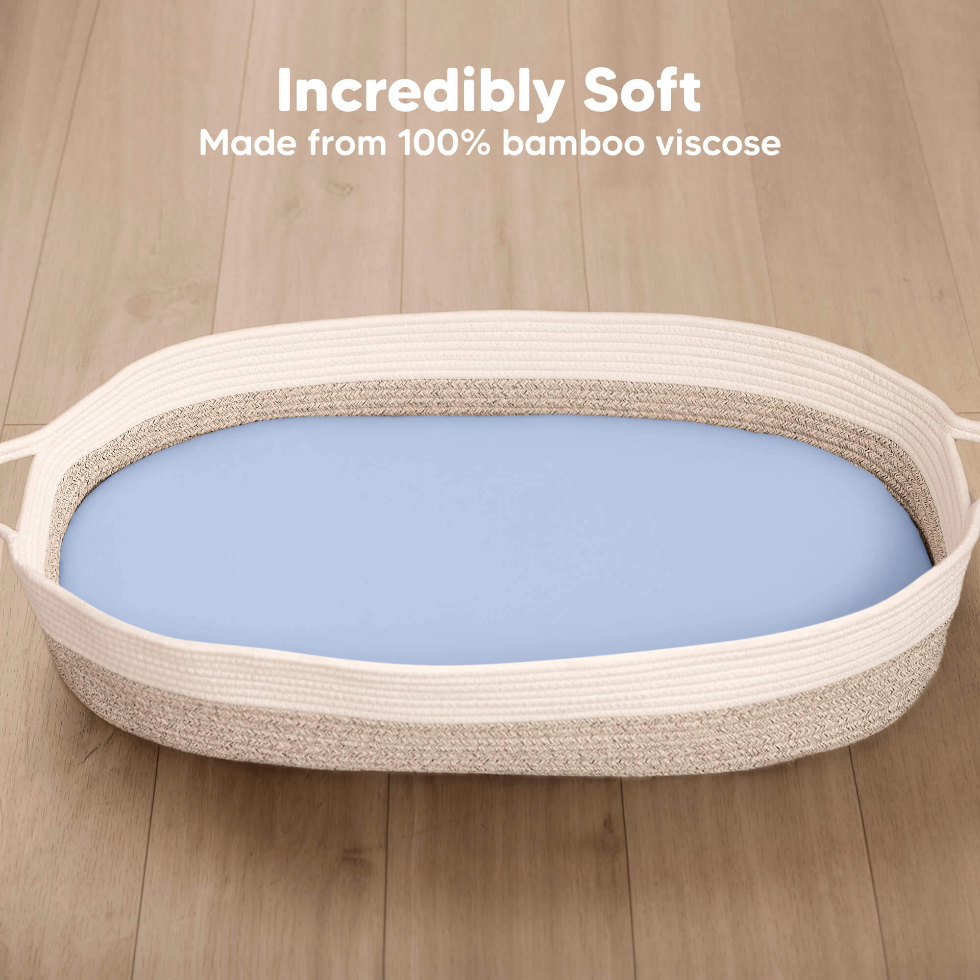 KeaBabies 2-Pack Isla Fitted Bassinet Sheets