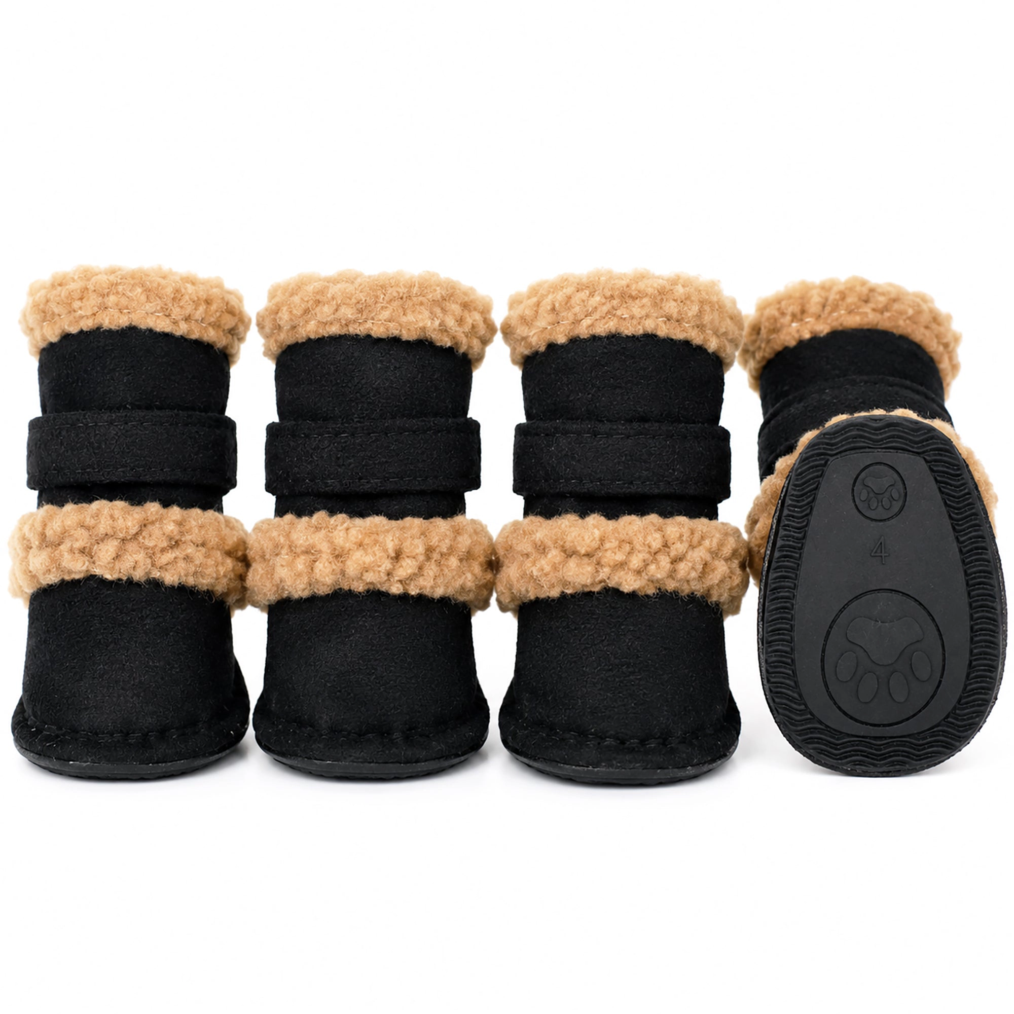 Pet Life ® Shearling "Duggz" Shoes