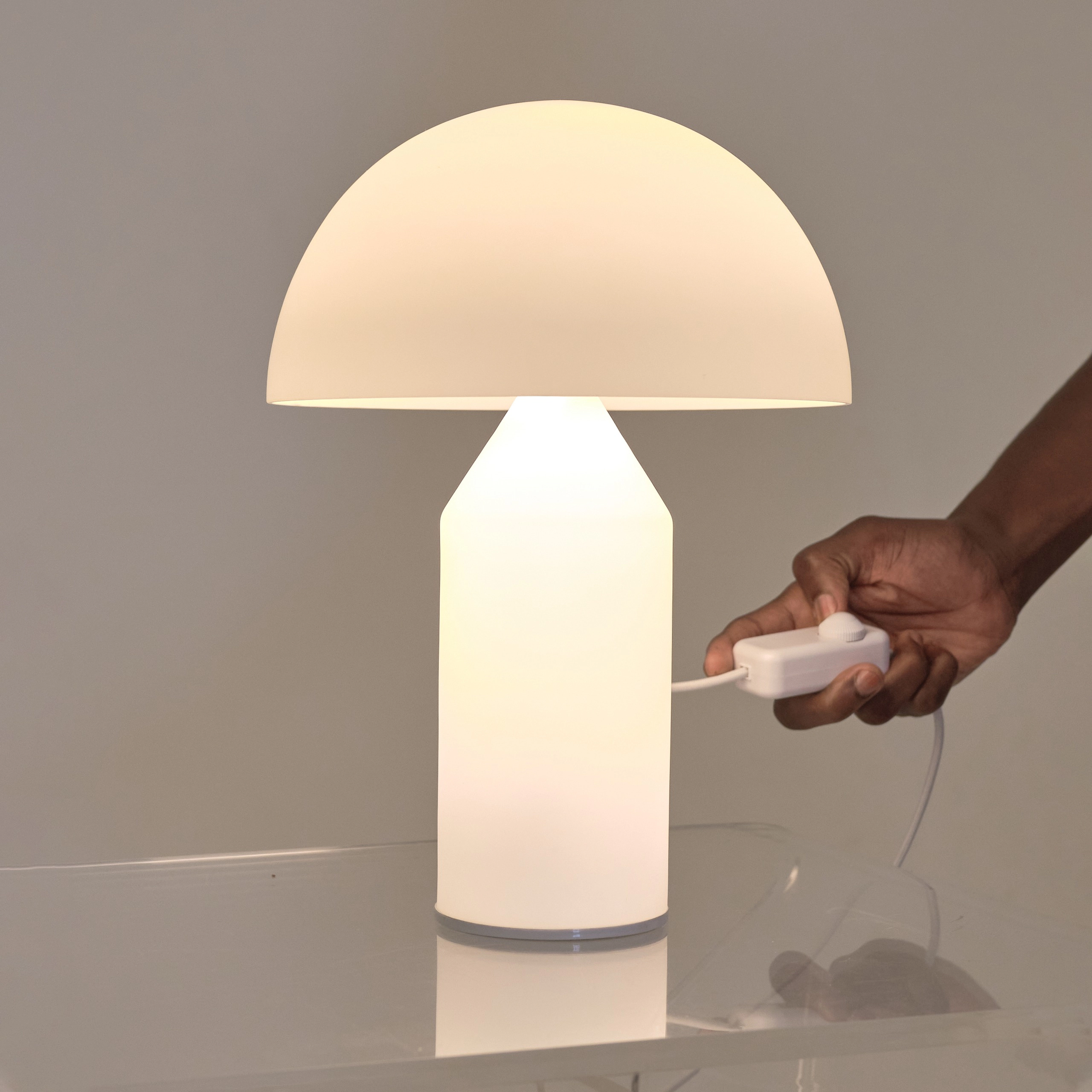 Brightech Venus Glass LED Table Lamp
