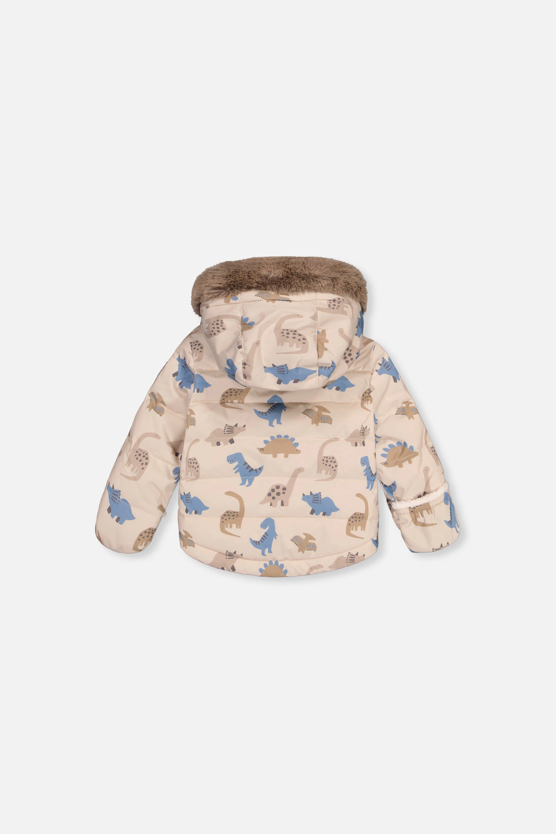 Deux par Boys Animal Print Two Piece Snowsuit with Hooded Coat and Snow Pants