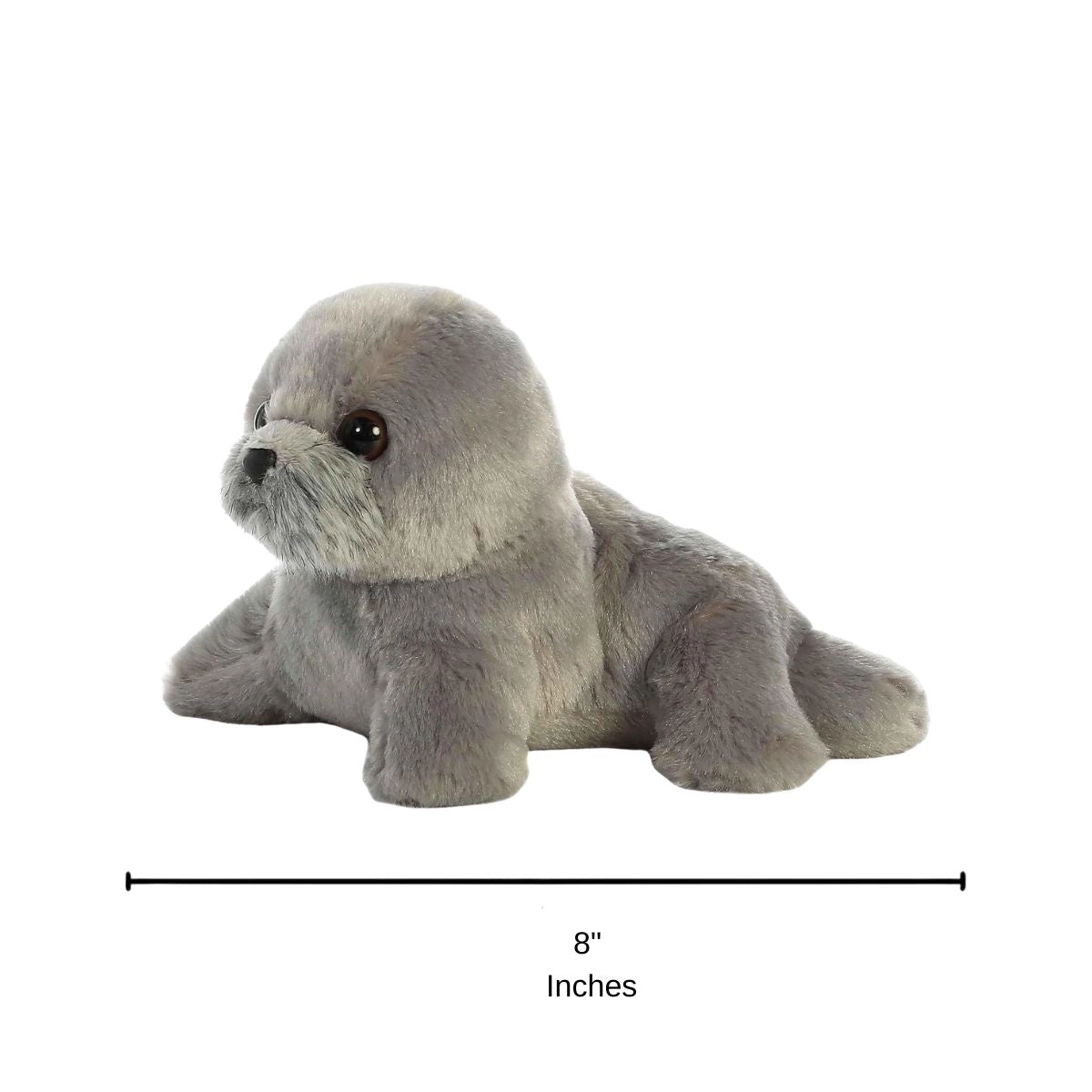 Aurora Mini Flopsie Harpo Seal 8-Inch Stuffed Animal Plush