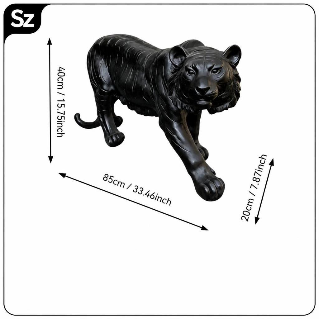 WOW PIONEER Decorative Handcrafted Resin Statue Sculpture Art Piece for Home Living Room Office Garden Accent Decor