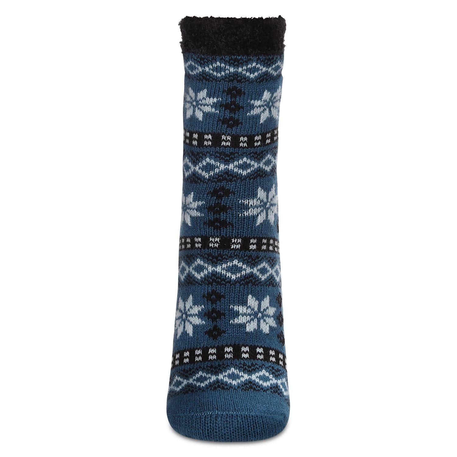 MeMoi Women's Merry Snowflake Cozy Lined Crew Socks