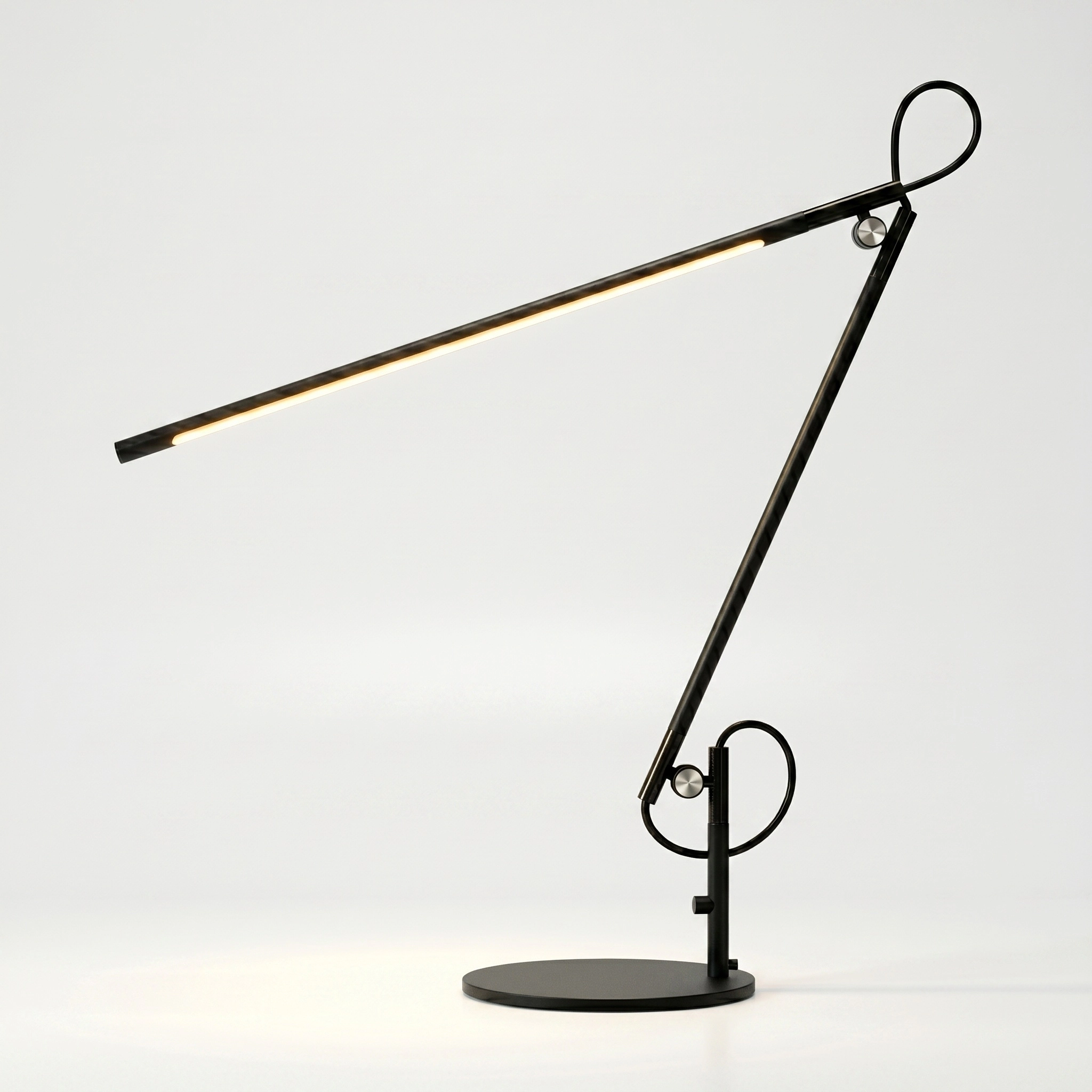 Brightech Axel Pleated Drum Desk Lamp