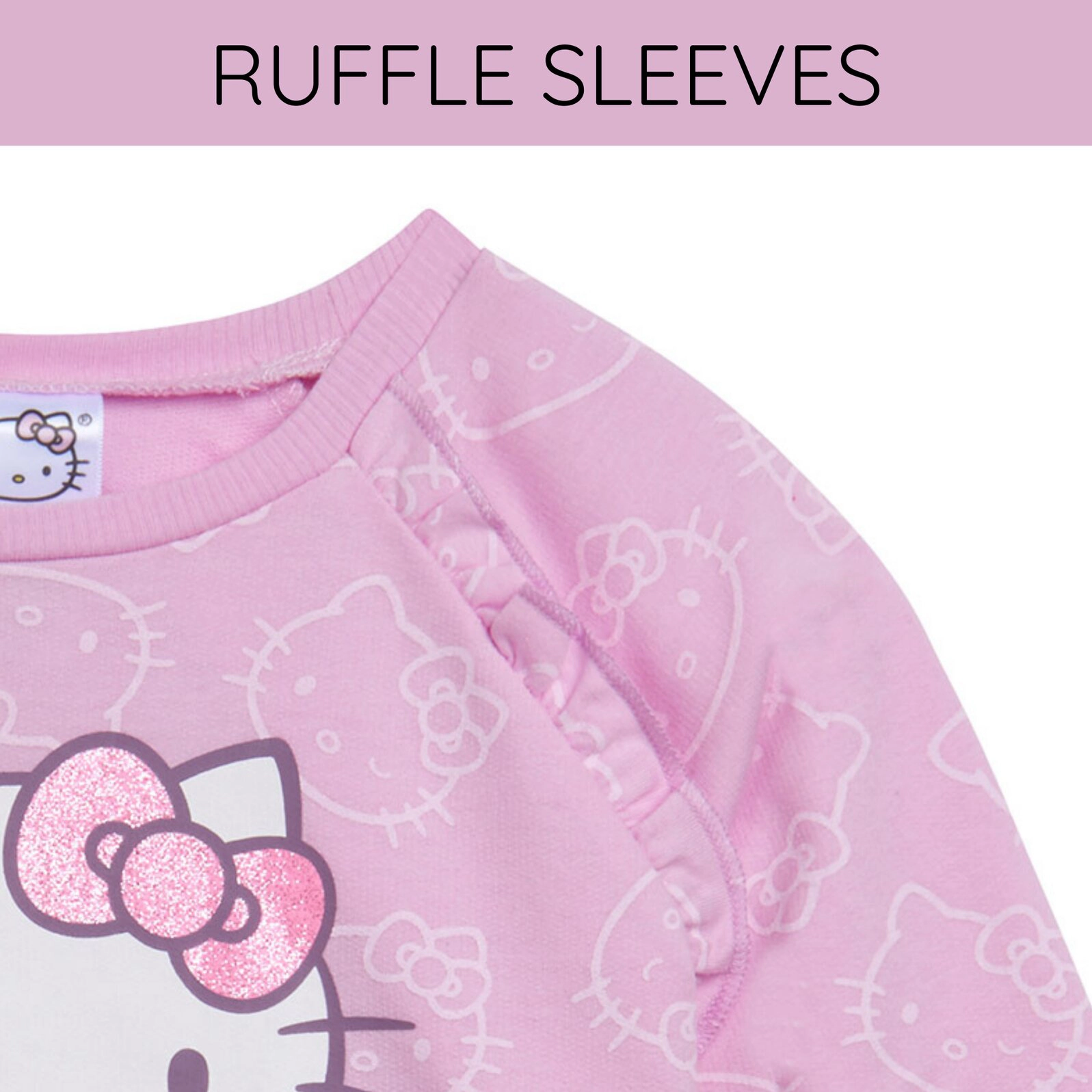 Hello Kitty Girls' Long Sleeve Tutu Dress
