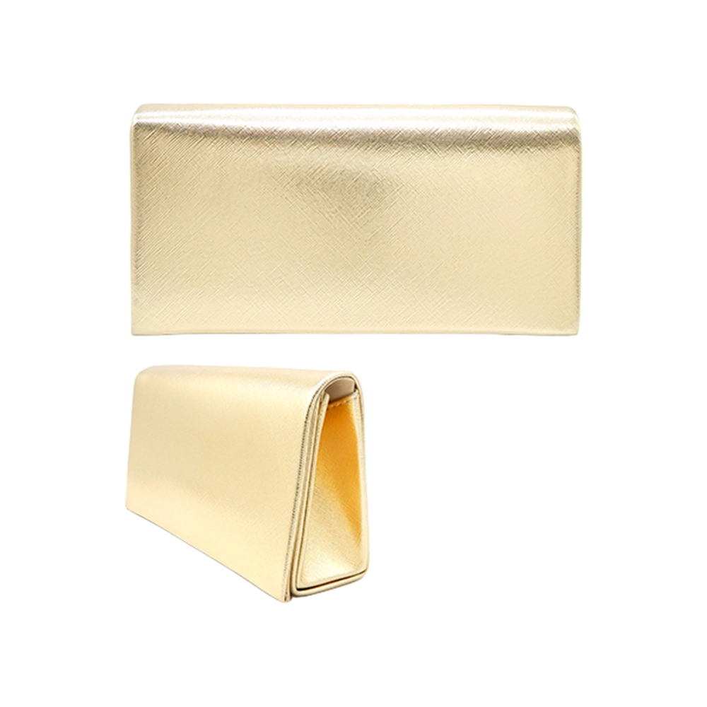 Fashnzfab Harris Bling Studded Metallic Clutch Bag / Evening Crossbody Bag
