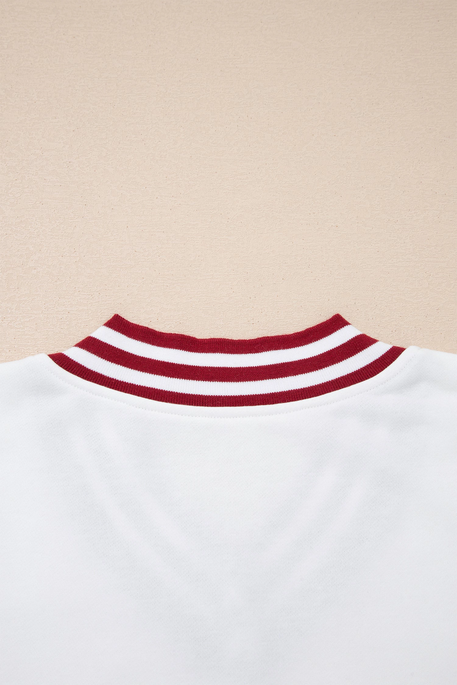 Threaded Pear Women's Esme Striped Puff Sleeve Sweatshirt