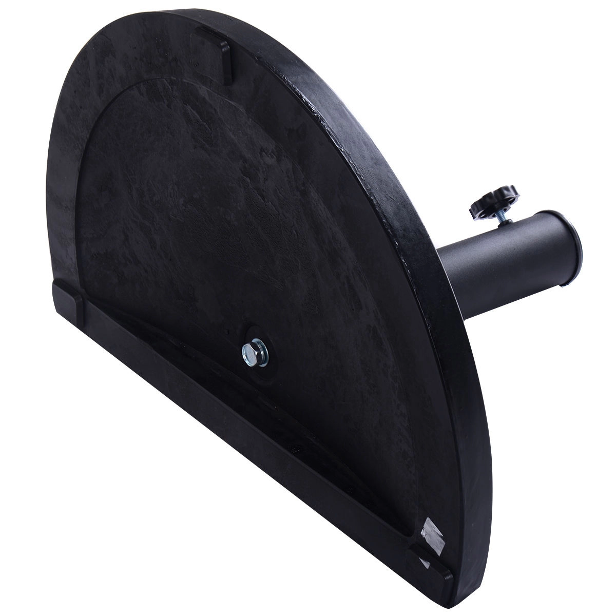 Hivvago 20 Inch Outdoor Patio Half Round Umbrella Base