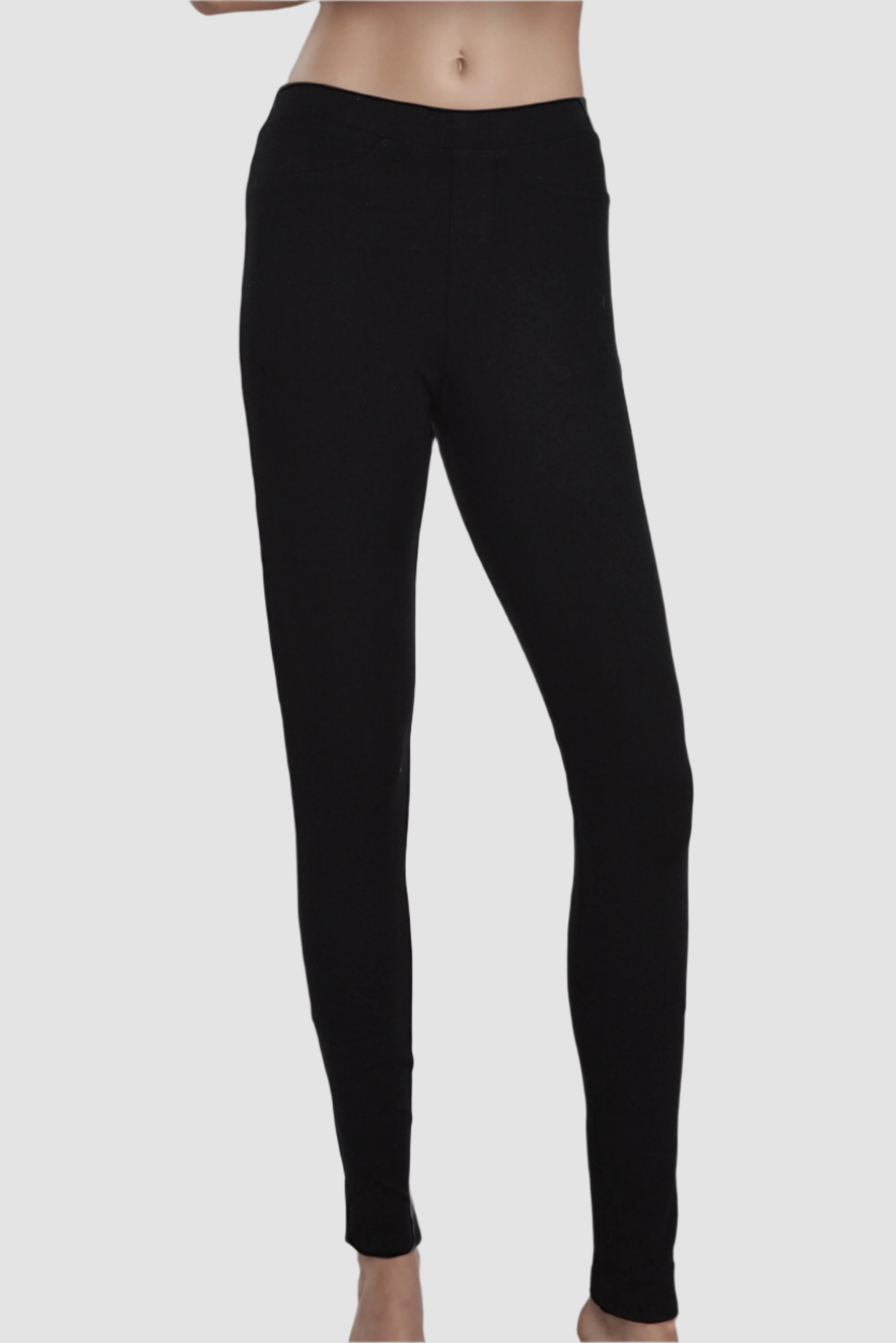 DressAtR Women's Black Stretch Skinny Fit Trouser
