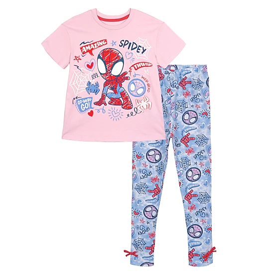 Marvel Spidey and His Amazing Friends Girls' 2-Piece T-Shirt and Leggings Set