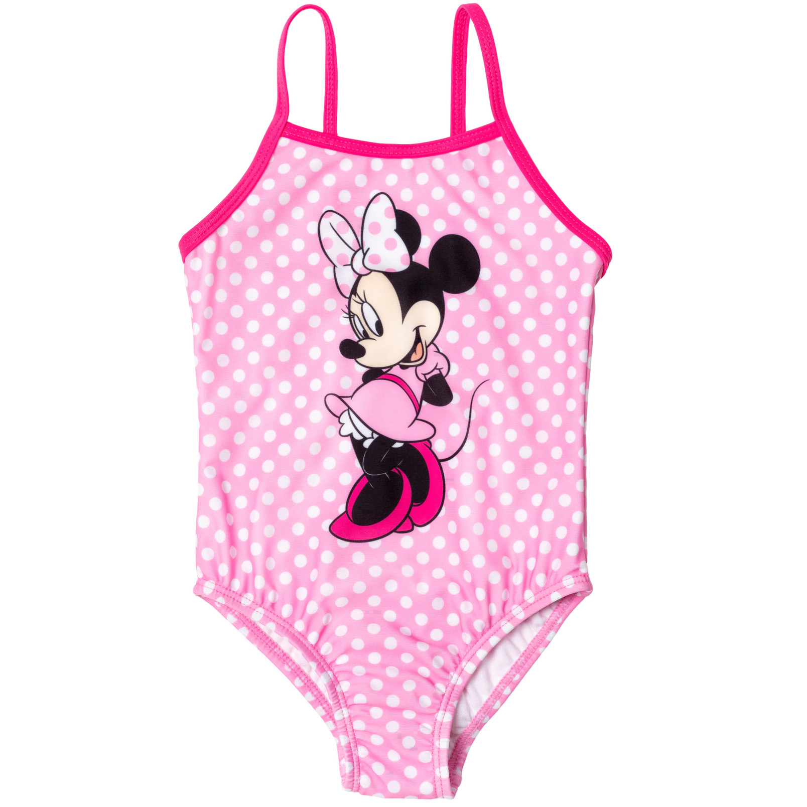 Disney Girls' One Piece and Rash Guard Swimwear Set