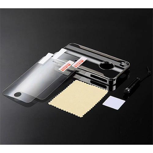 GBruno Chrome Steel Case Cover For IPhone 4 4S
