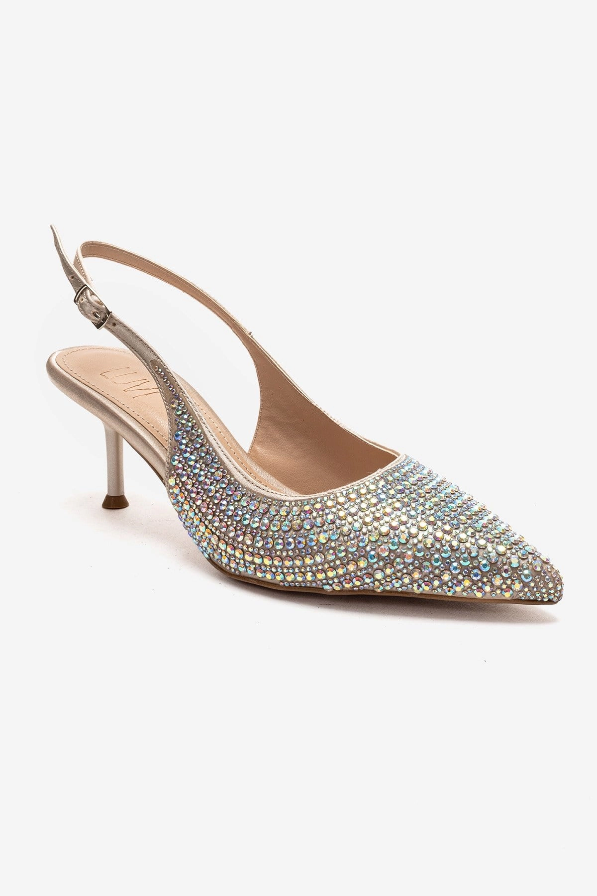 Prologue Shoes Womens Yasmina Embellished Stiletto Pump