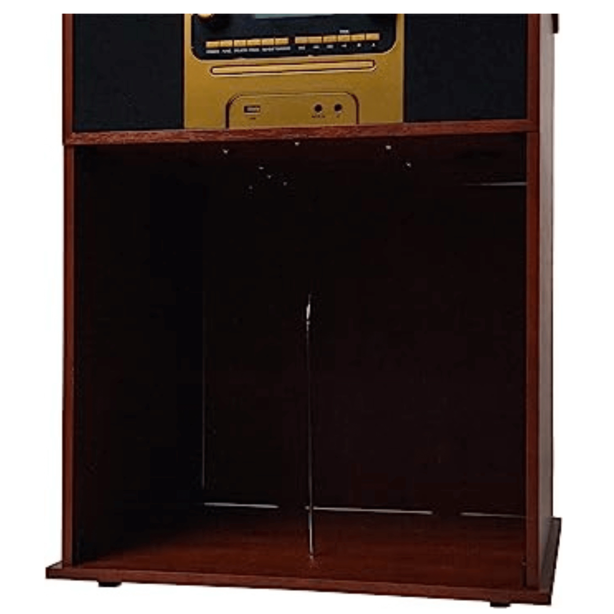 Victor Boyleston 7-in-1 3-Speed Turntable Music Center with Album Storage