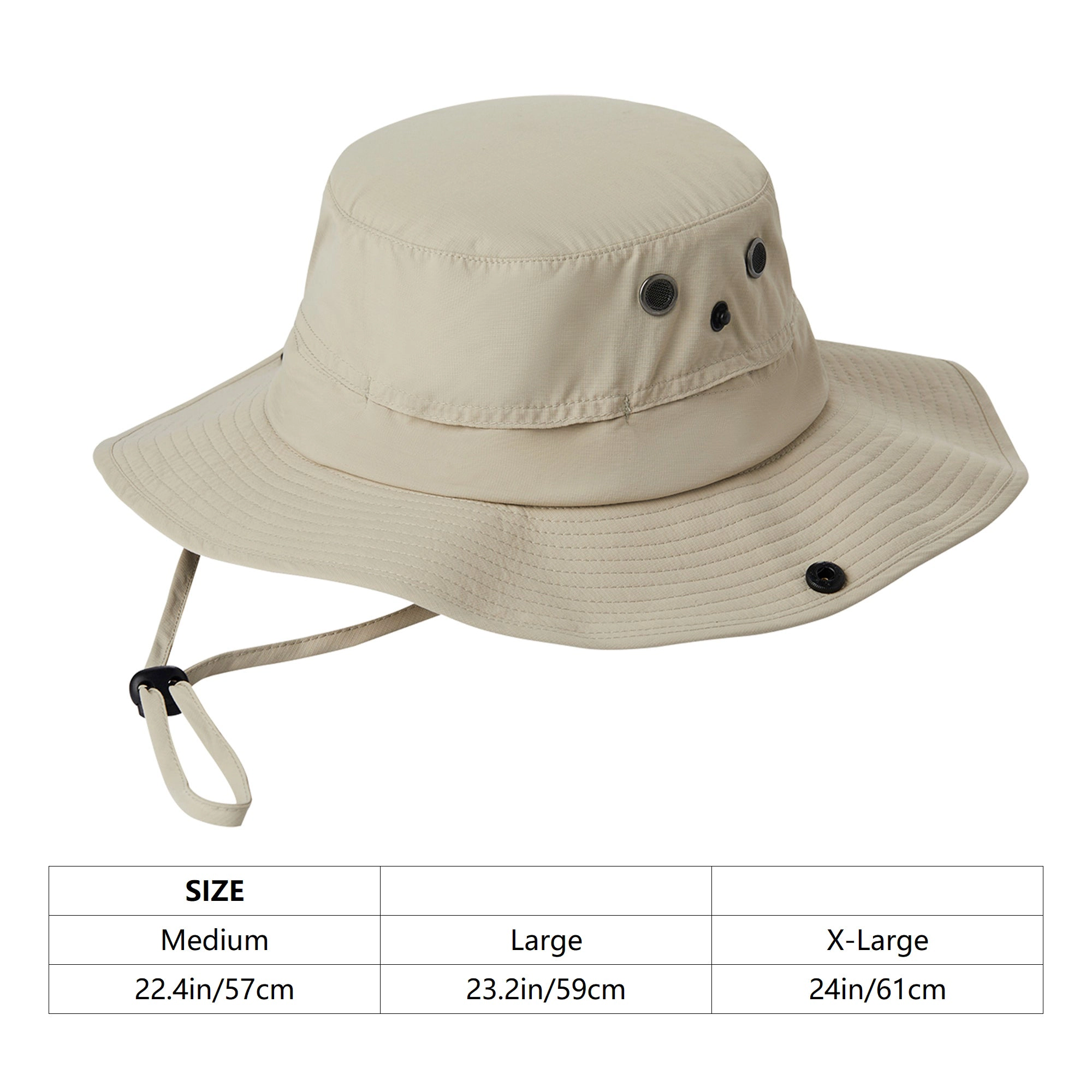 KANUT SPORTS Denali Boonie Hat - UPF 50+ Packable Outdoor Sun