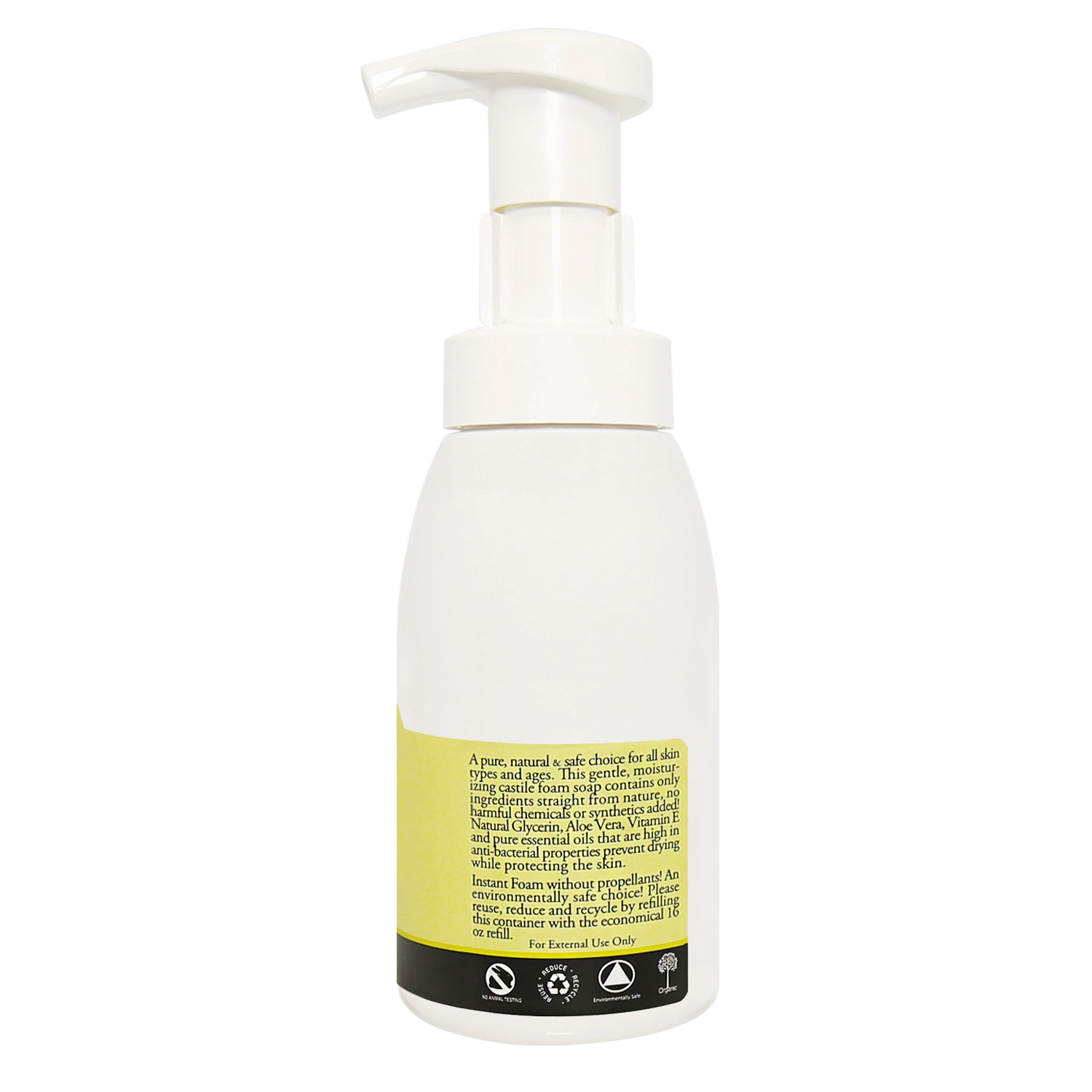 Plantlife Lemongrass Hand & Body Foam Soap