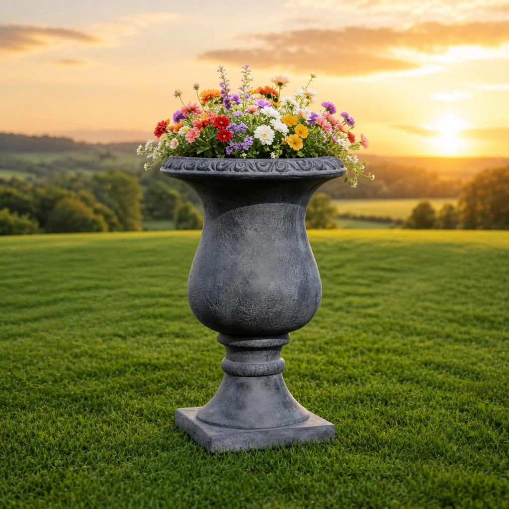WOW PIONEER Large Tall Decorative Outdoor Planter