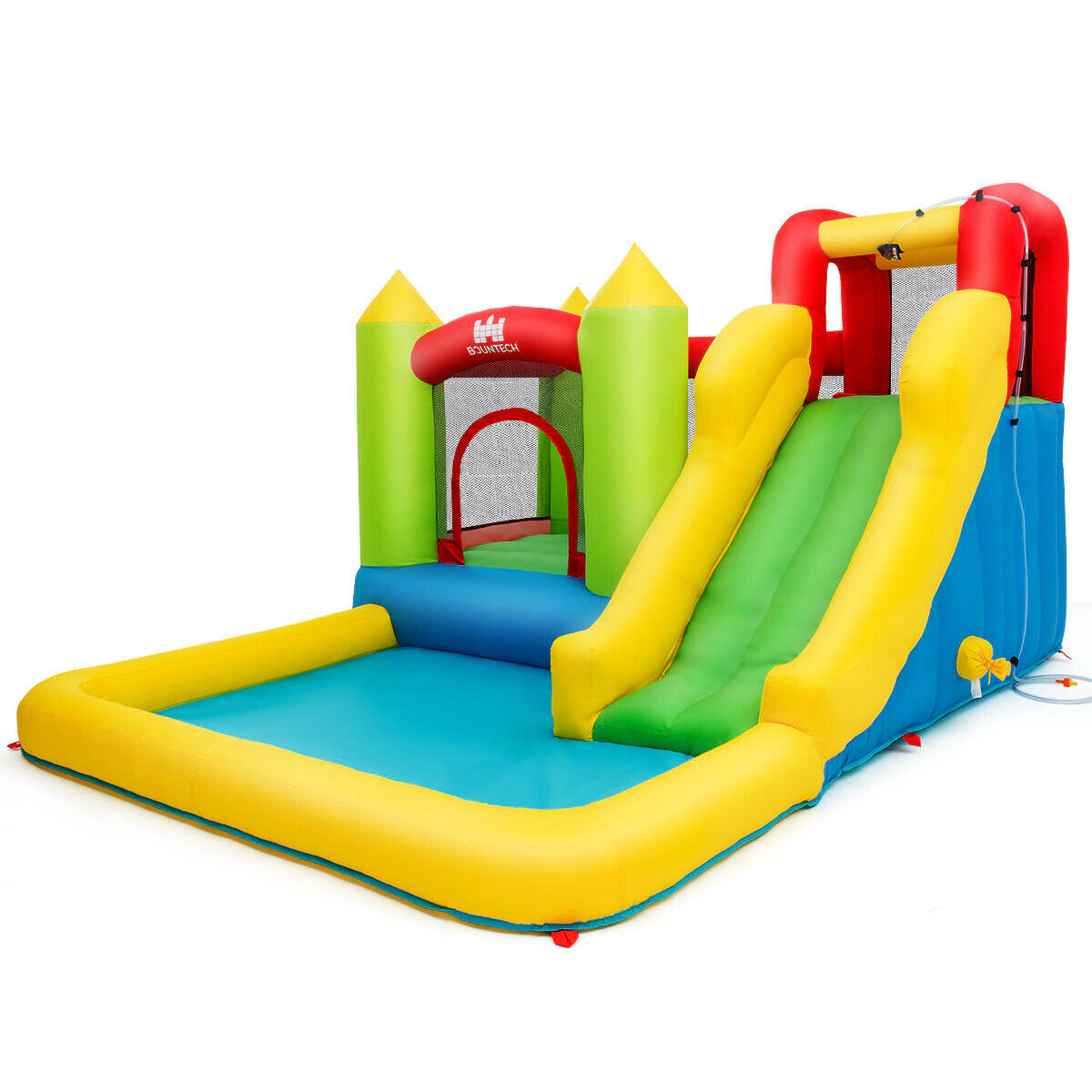 Hivvago Outdoor Inflatable Bounce House with 480 W Blower