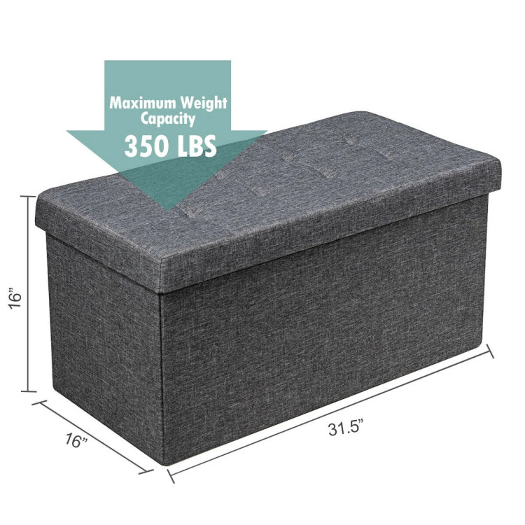 Hivvago 31.5 Inch Fabric Foldable Storage with Removable Bin