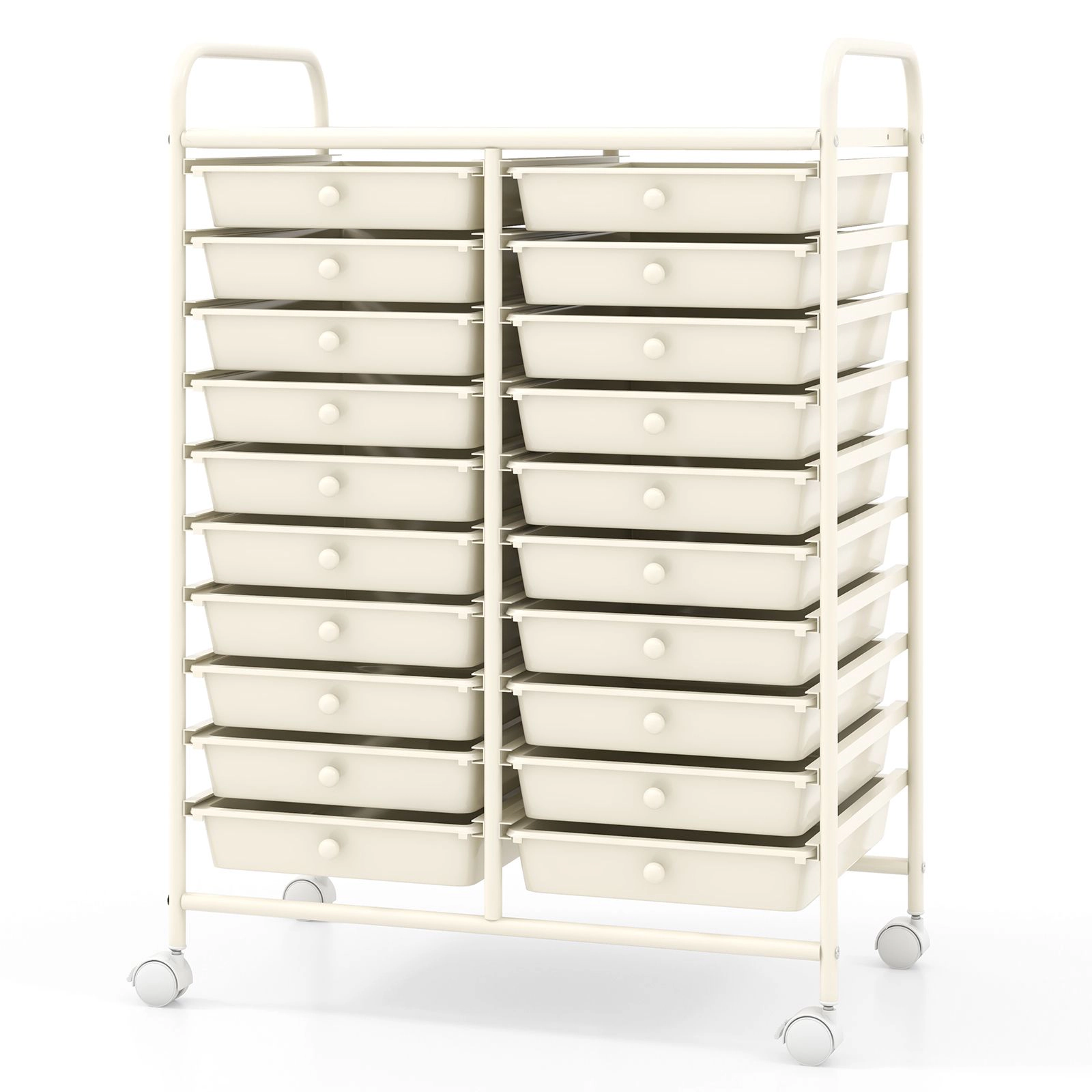 SlickBlue Multi-Tier Utility Cart with Wheels for Home & Office Storage