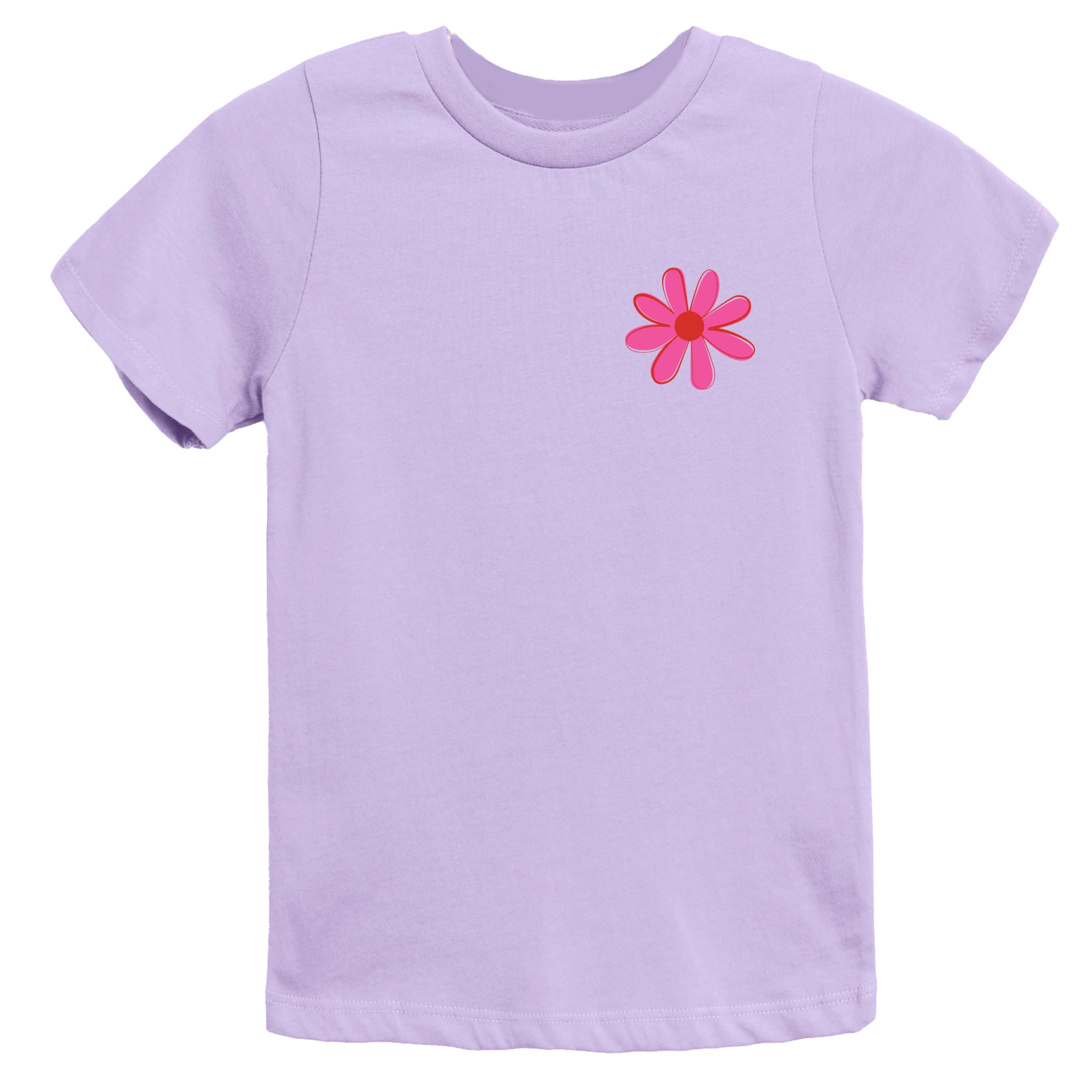 The Juniper Shop - Happy Vibes Flower Youth Short Sleeve Graphic T-Shirt