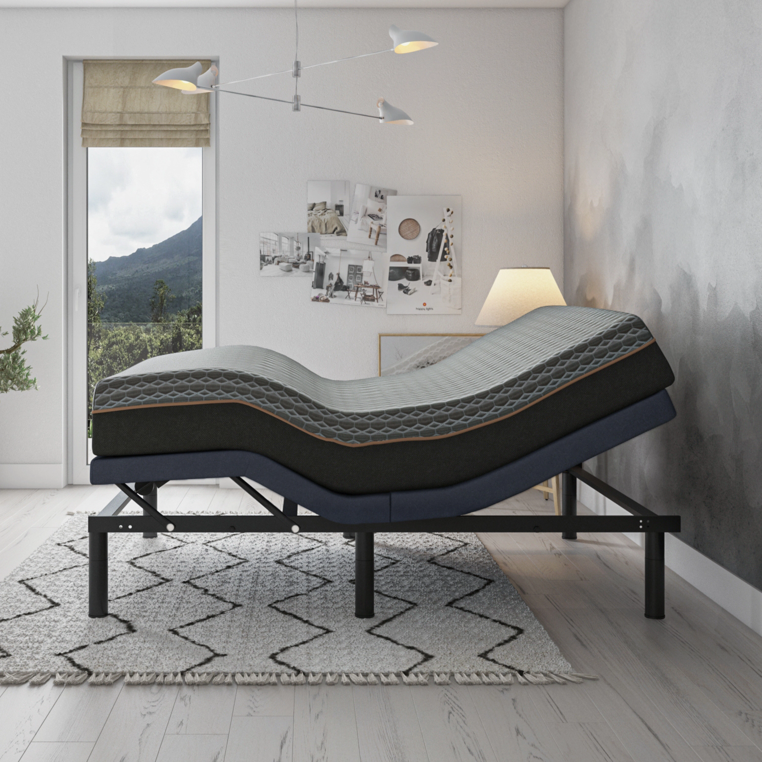 Flynama BT3000 Twin XL Adjustable Bed Base with Head & Foot Adjustment