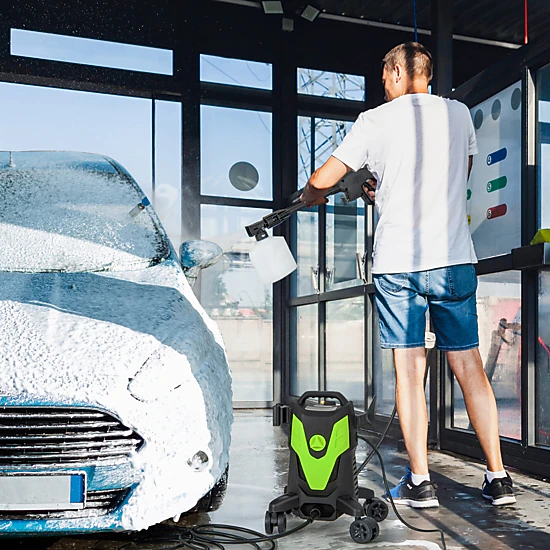 SUGIFT 2400 PSI 1.7 GPM Electric Pressure Washer with 4 Nozzles 19.7-ft ...