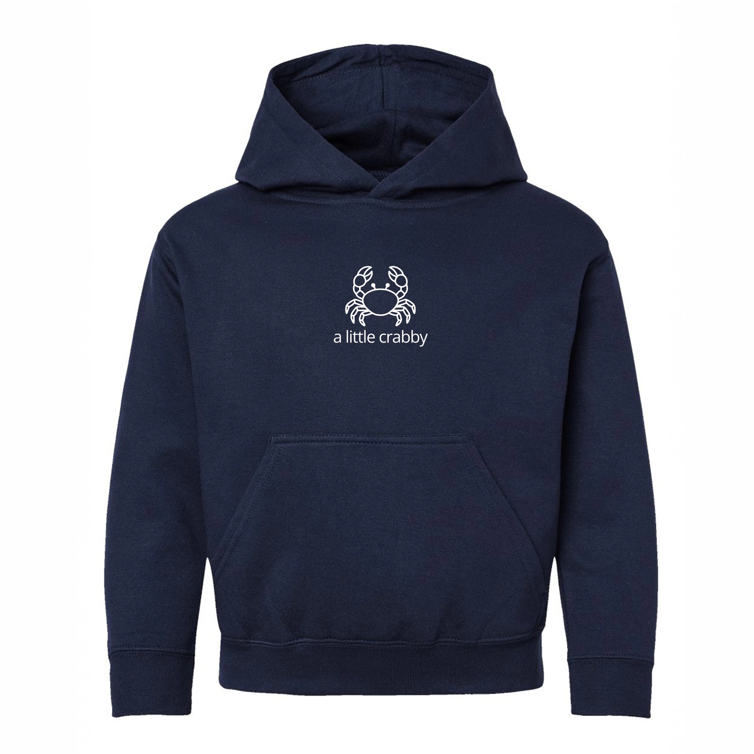 The Juniper Shop - A Little Crabby Outline Youth Graphic Hoodie