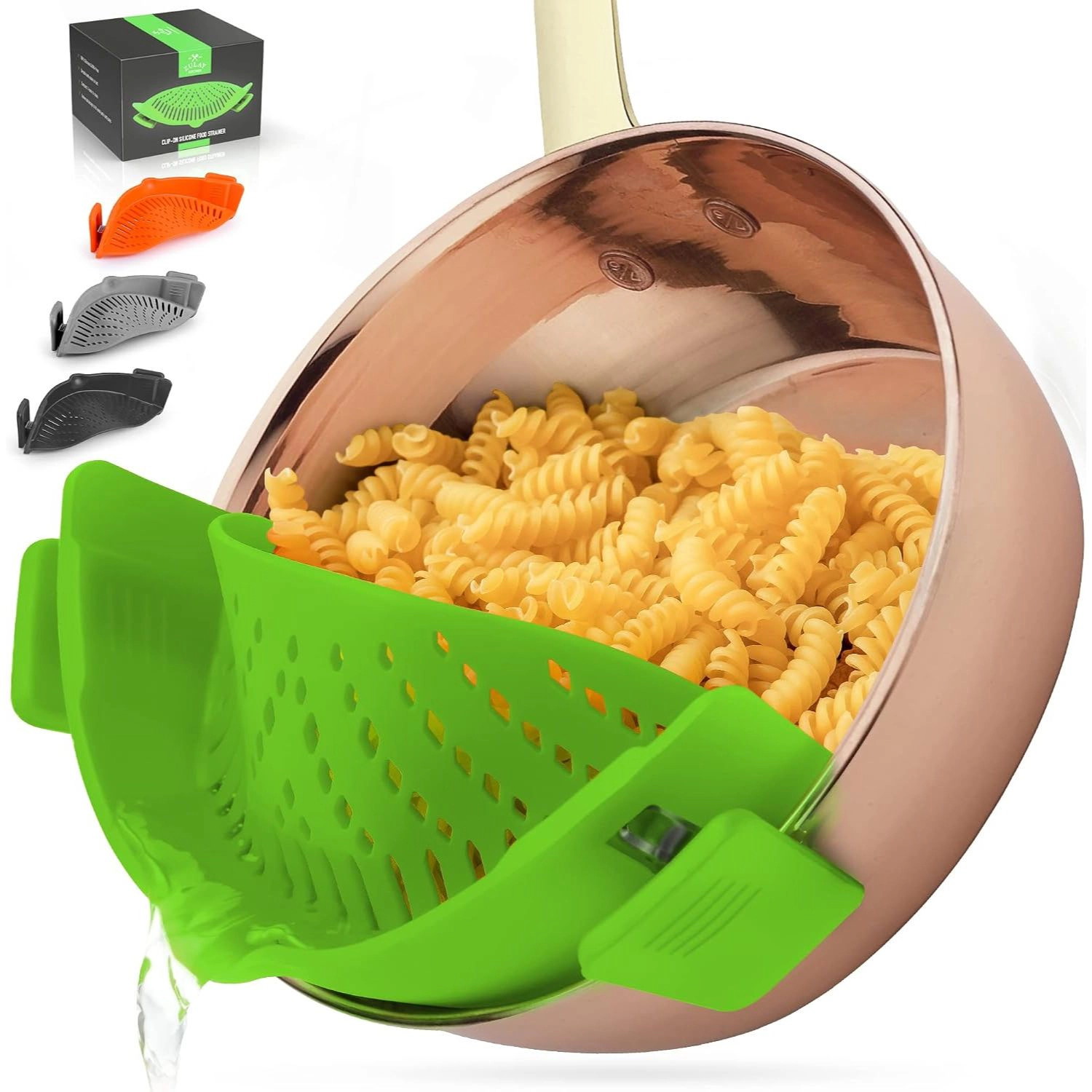 Zulay Kitchen Silicone Pot Strainer