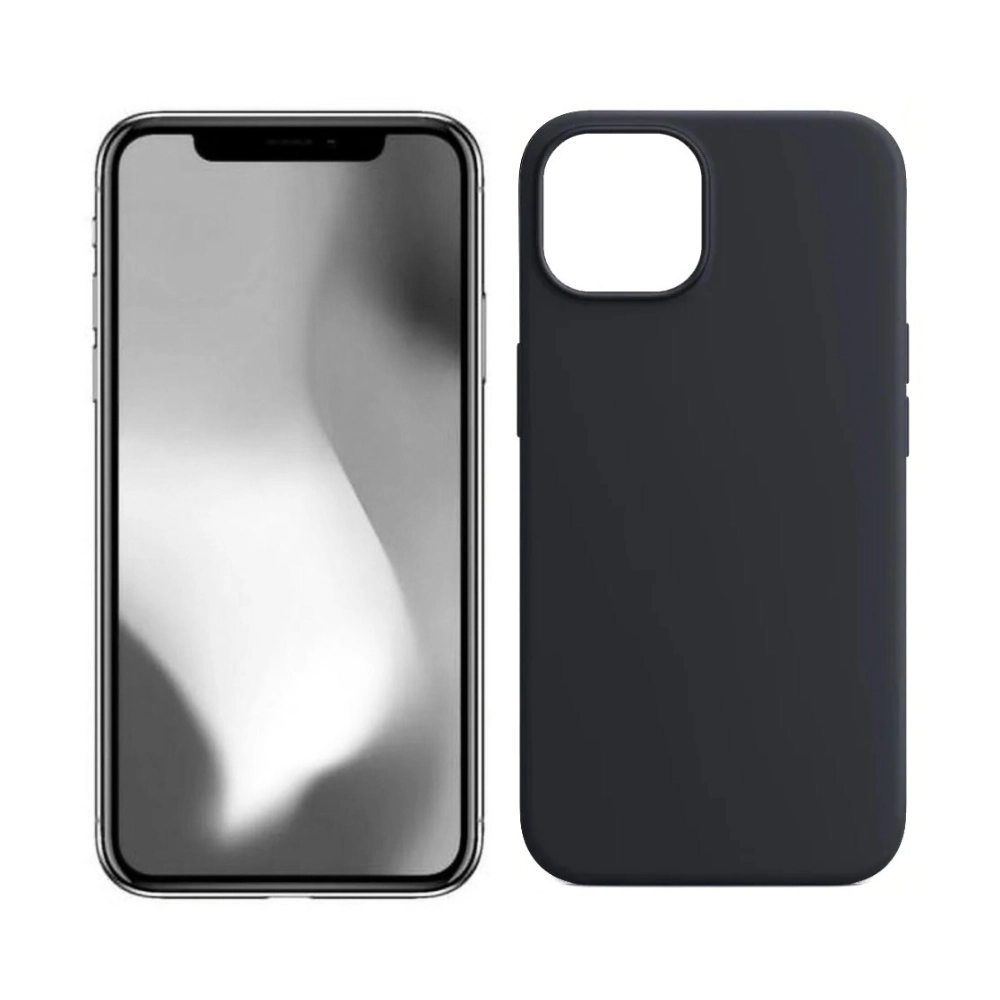 Qixxronics Cellphone Case for iPhone 12 Mini Silicone Case Shock-Absorbent Protective Phone Cover