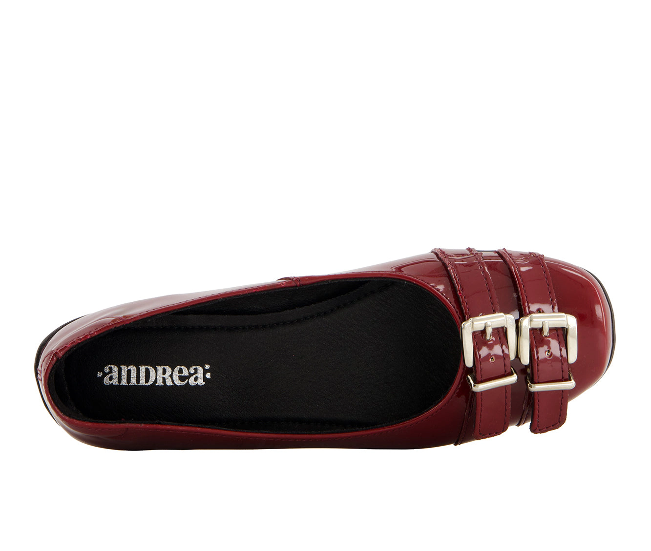 Andrea Womens Patent Ballet Flats