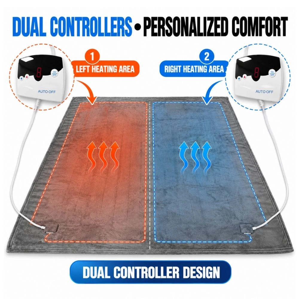Electric Heated Fleece Blanket