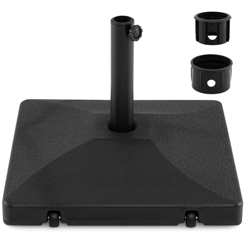 Hivvago Fillable Umbrella Base 90 Lbs Heavy Duty With 2 Wheels