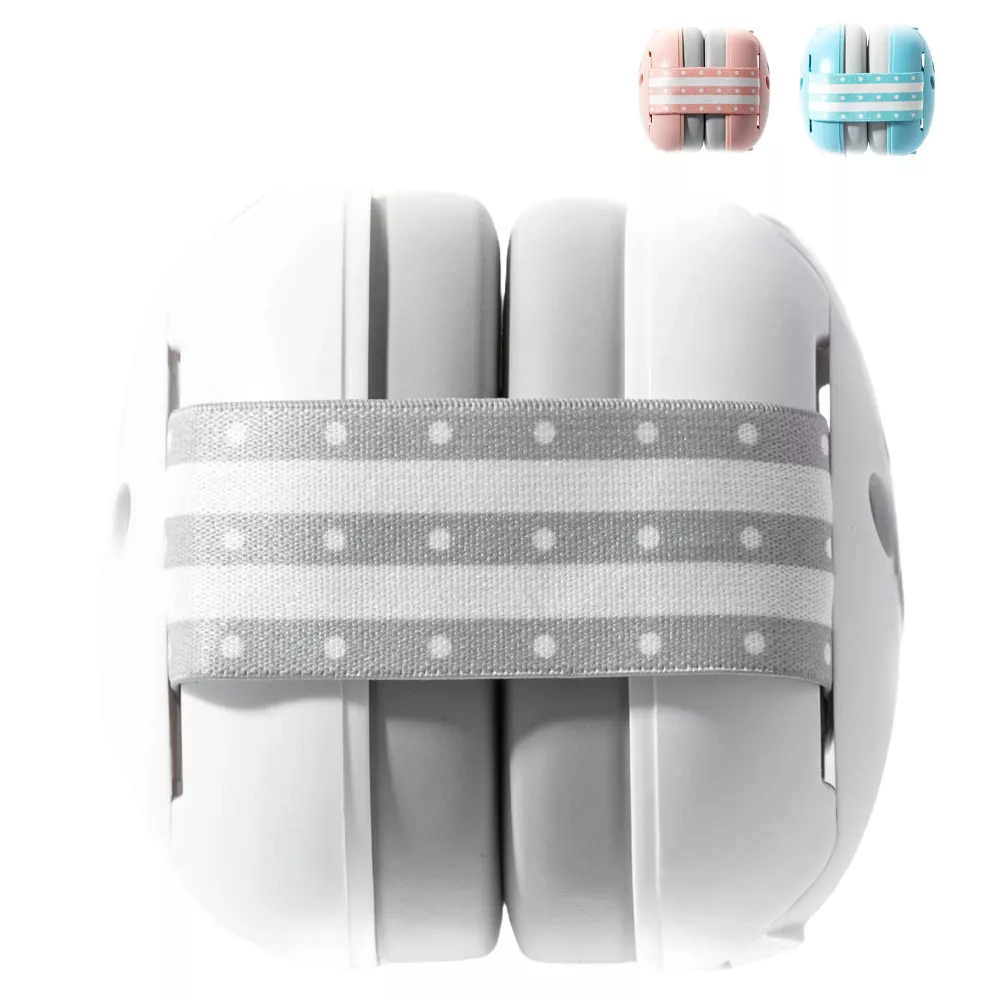 Sperric Baby Earmuffs - Noise Cancelling, Ultra‑Soft Lightweight Ear Protection with Non‑Slip Headband & Travel Bag