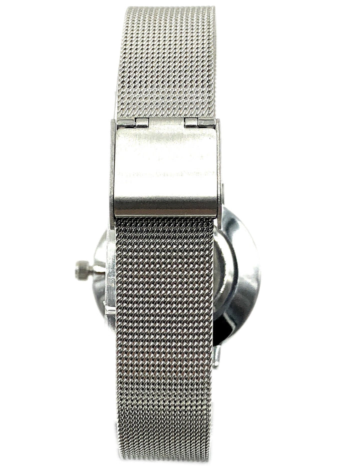 Peugeot Women's 30mm Blue Sleek Stainless Steel Mesh Band Watch