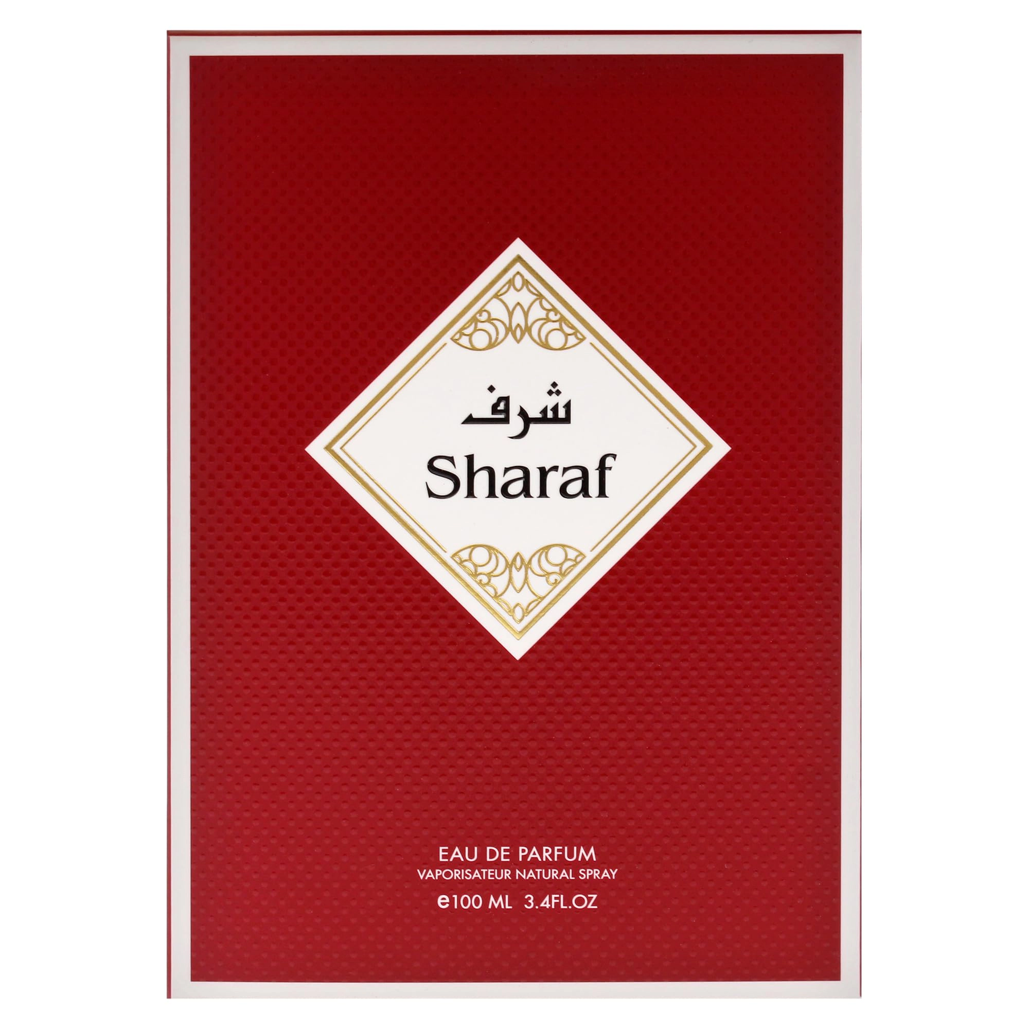 Risala Sharaf Eau de Parfum Unisex - Oriental Floral Citrus, 3.4 oz Spray