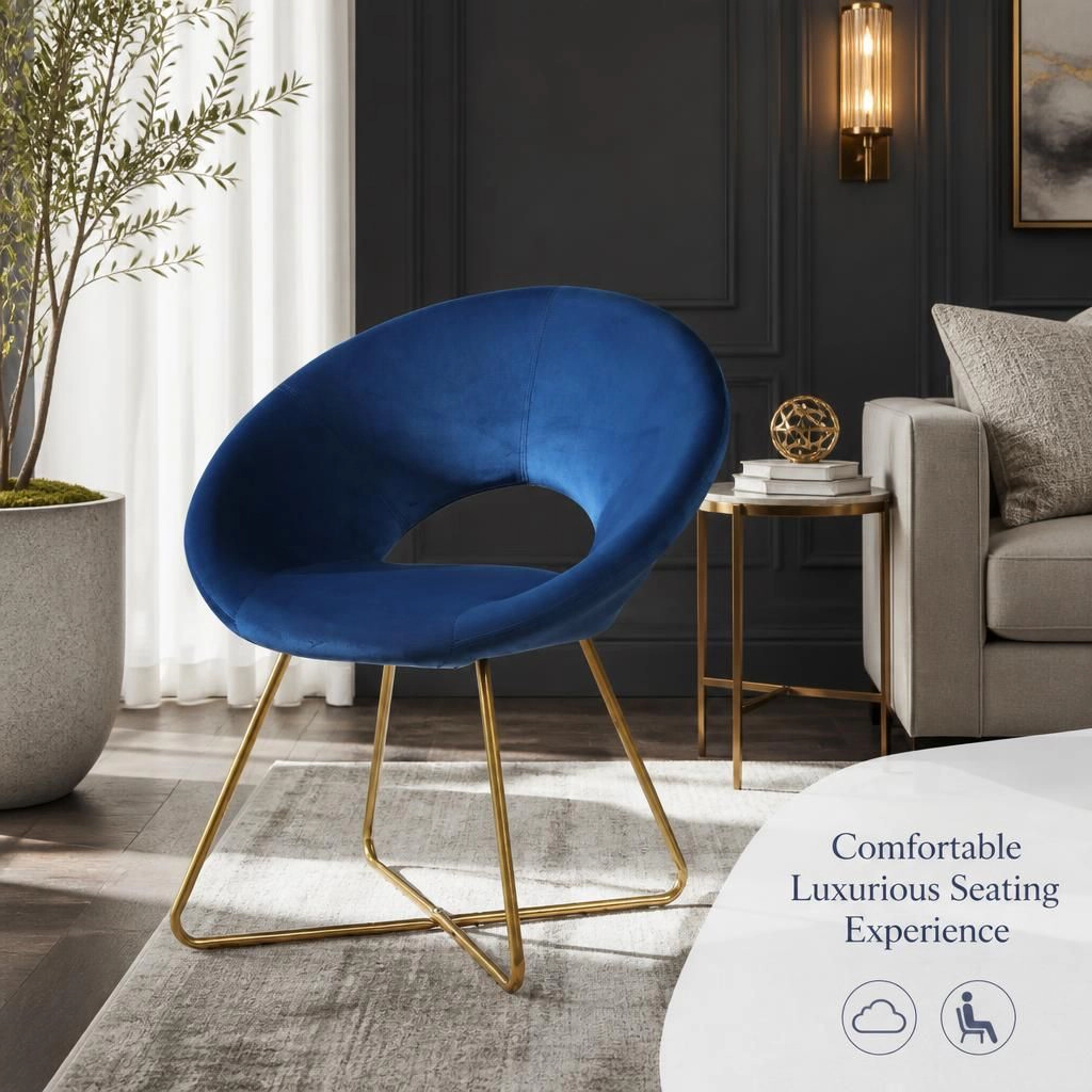 GOODSILO Upholstered Polyester Accent Chair Versatile Armless Extra Seating