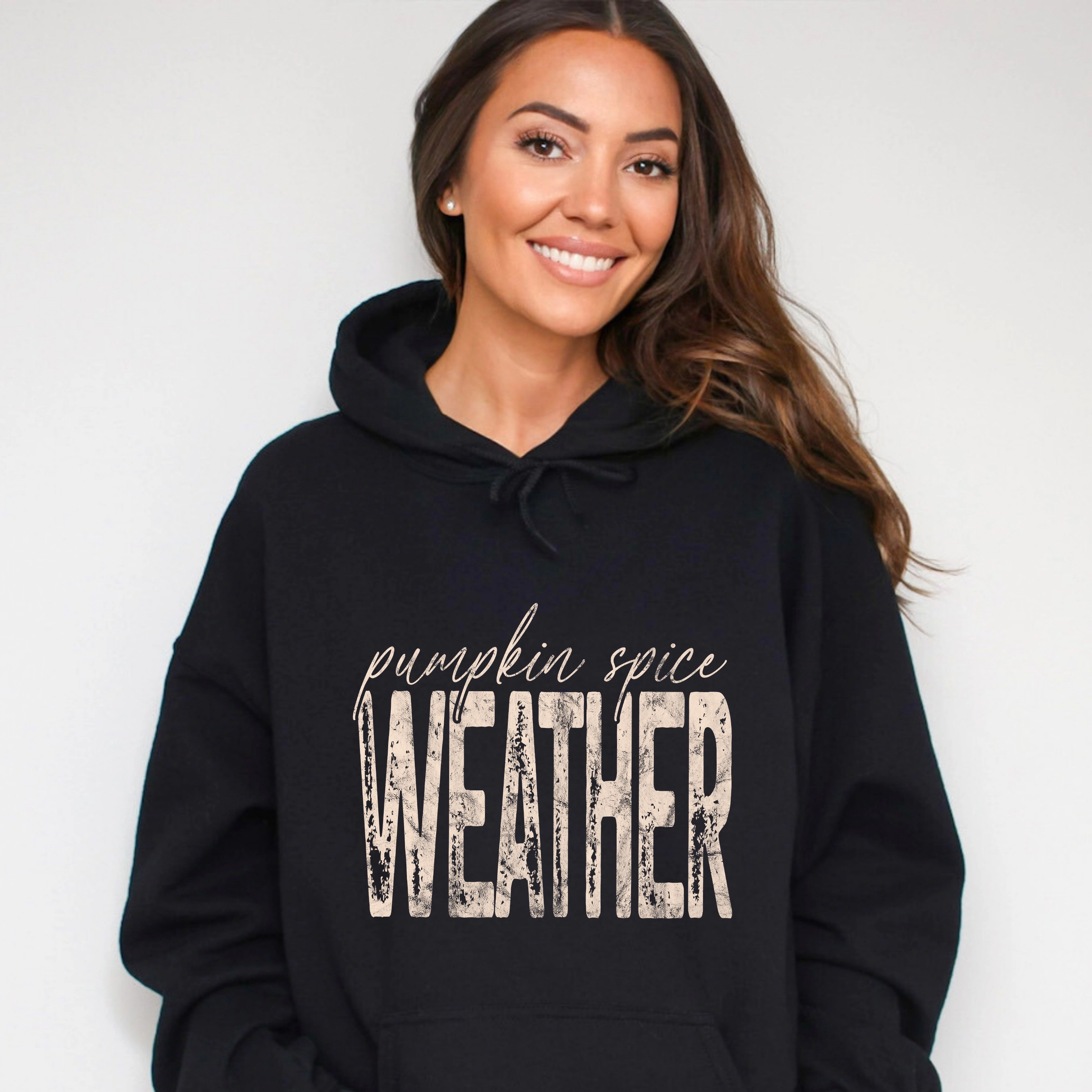 Simply Sage Market - Women's Graphic Hoodie Pumpkin Spice Weather