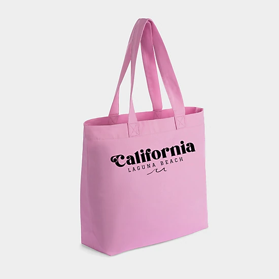 Simply Sage Market - Zippered Canvas Tote - California Laguna Beach