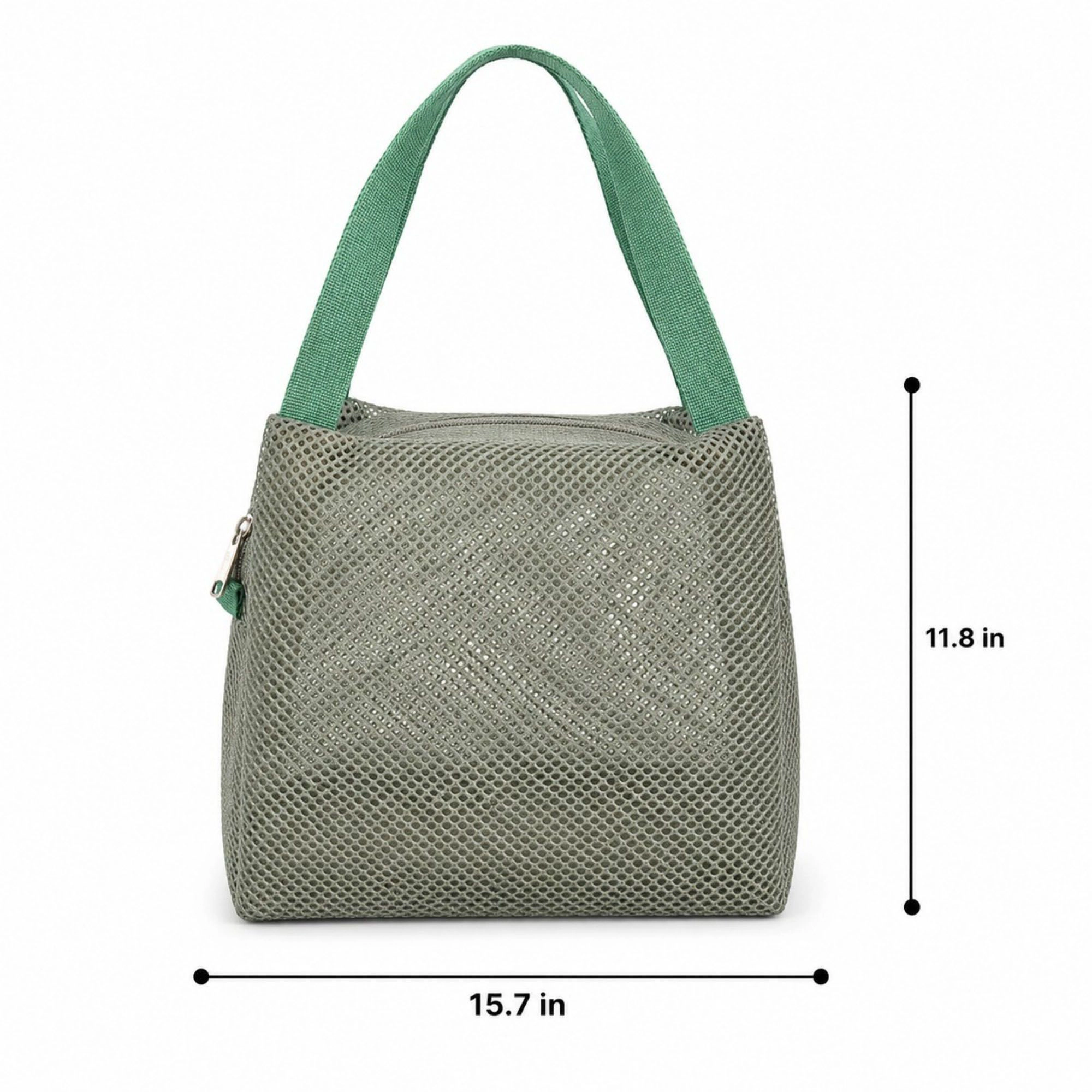 Alilang Women's Large Mesh Tote Bag with Comfortable Shoulder Straps