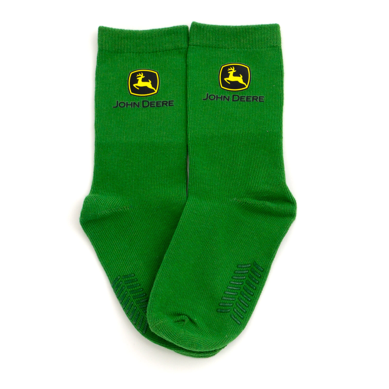 John Deere Non-Slip Grip Crew Socks Set